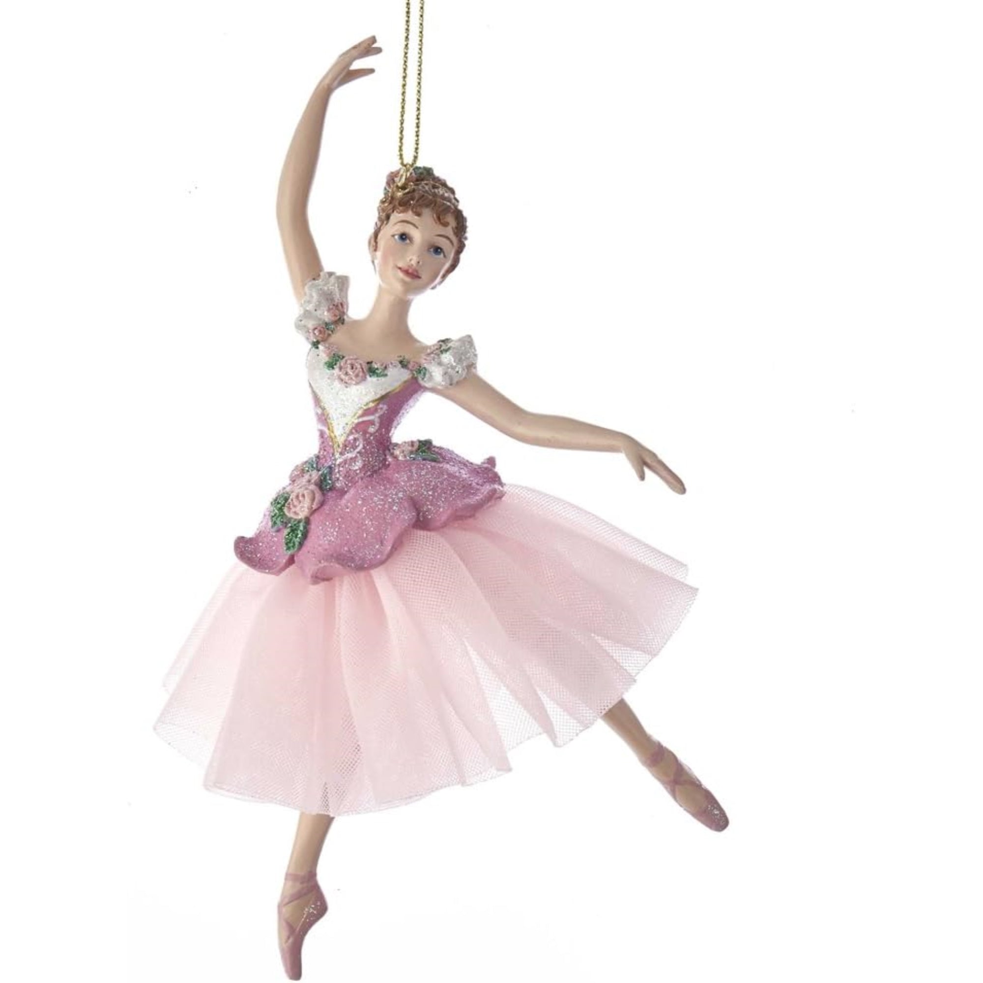 Kurt Adler Nutcracker Suite Waltz of Flowers Ballerina Resin Christmas Tree Ornament