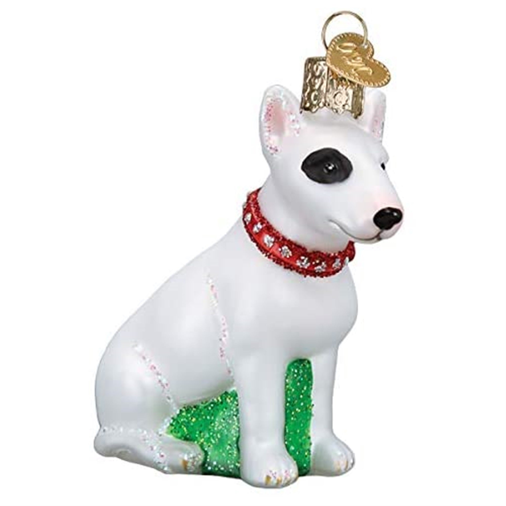 Old World Christmas Blown Glass Ornament for Christmas Tree, Bull Terrier