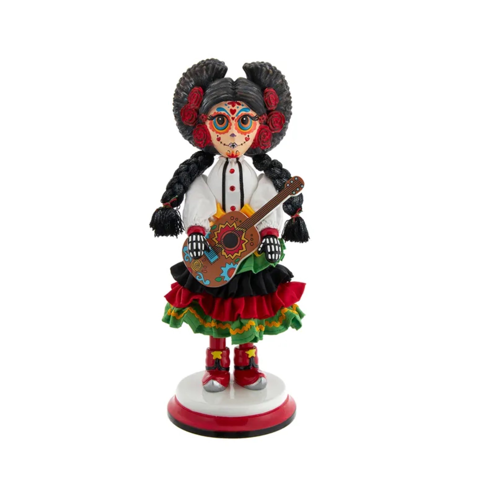 Kurt Adler Hollywood Nutcracker Collection, Day Of The Dead Girl, 16in