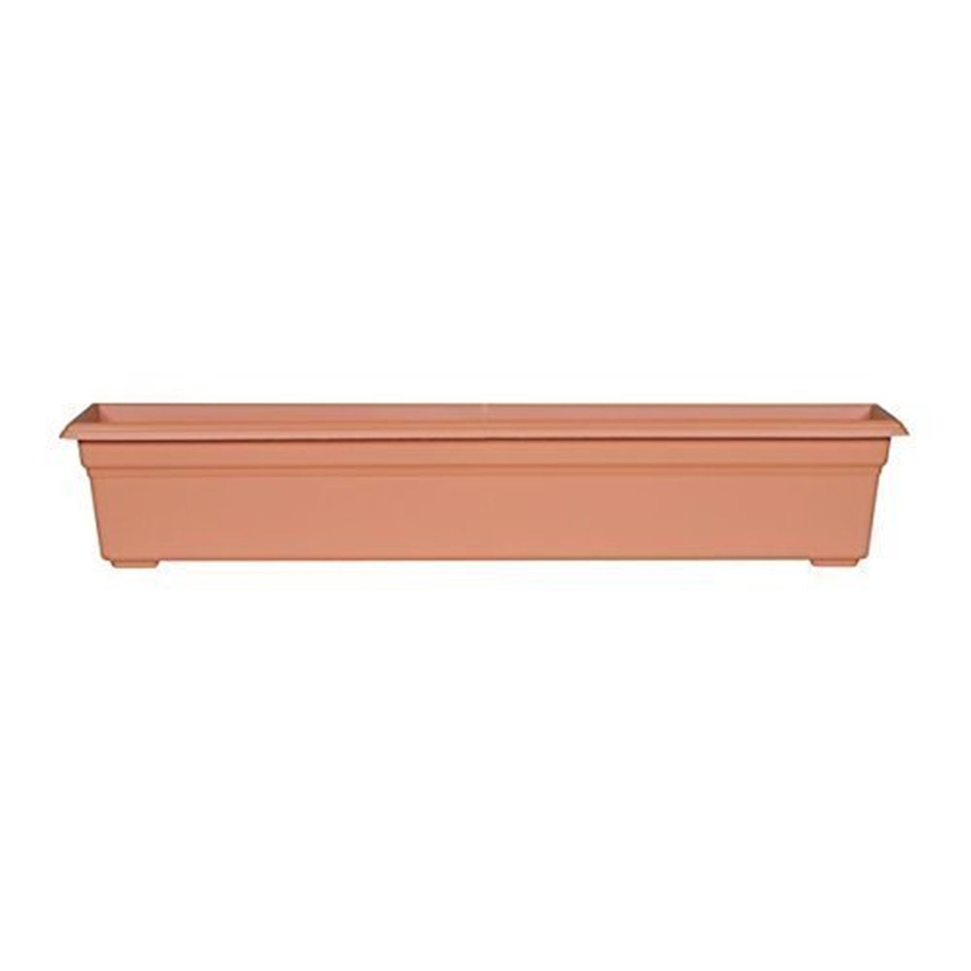 Novelty Plastic Countryside Flower Box Planter, Terracotta 36"