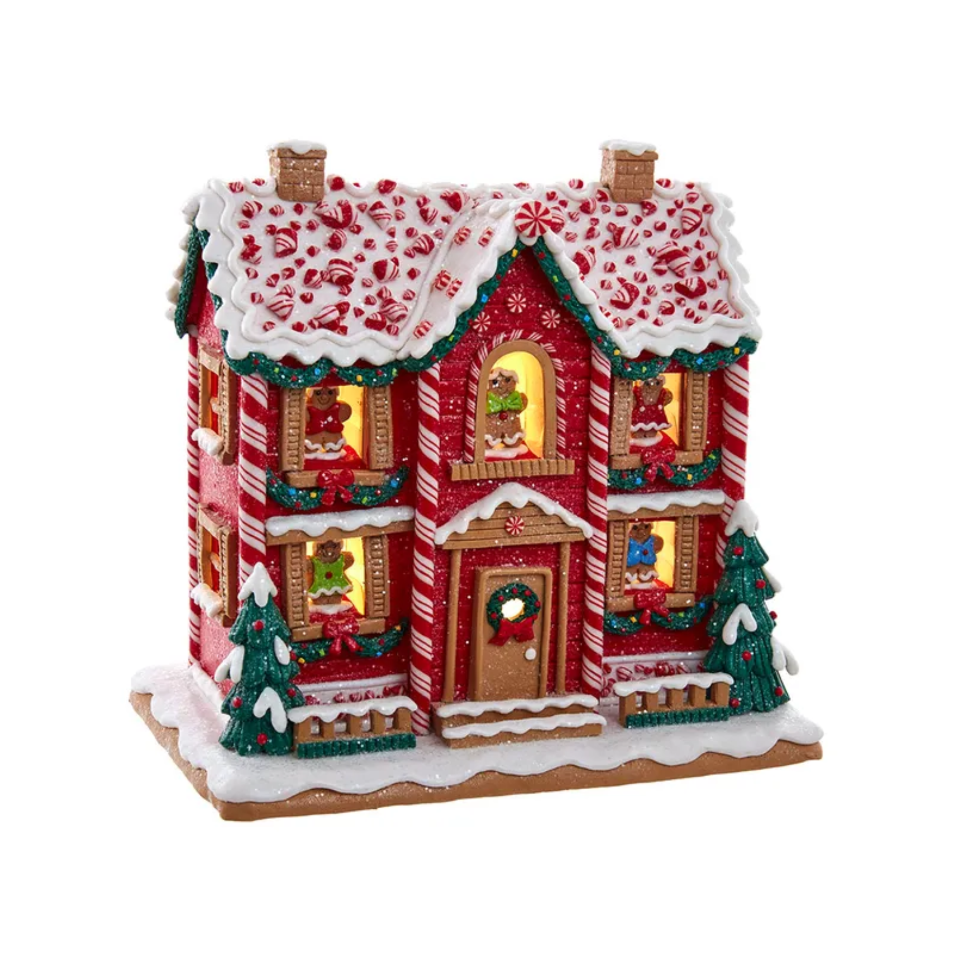 Kurt Adler Battery Operated Music Box Gingerbread House, 9.5in