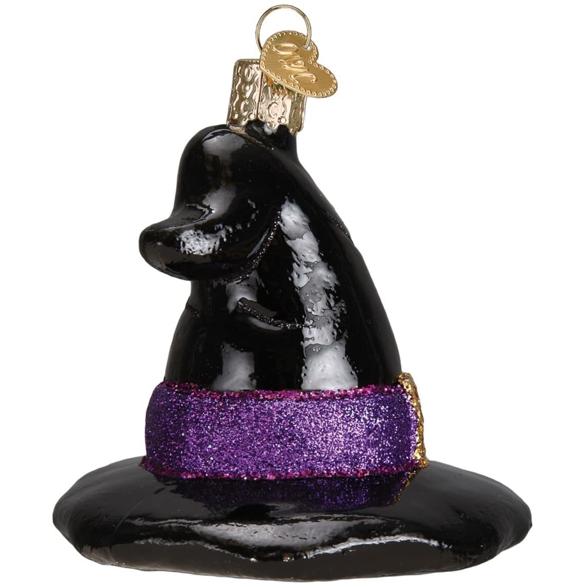 Old World Christmas 26078 Glass Blown Witch's Hat Ornament