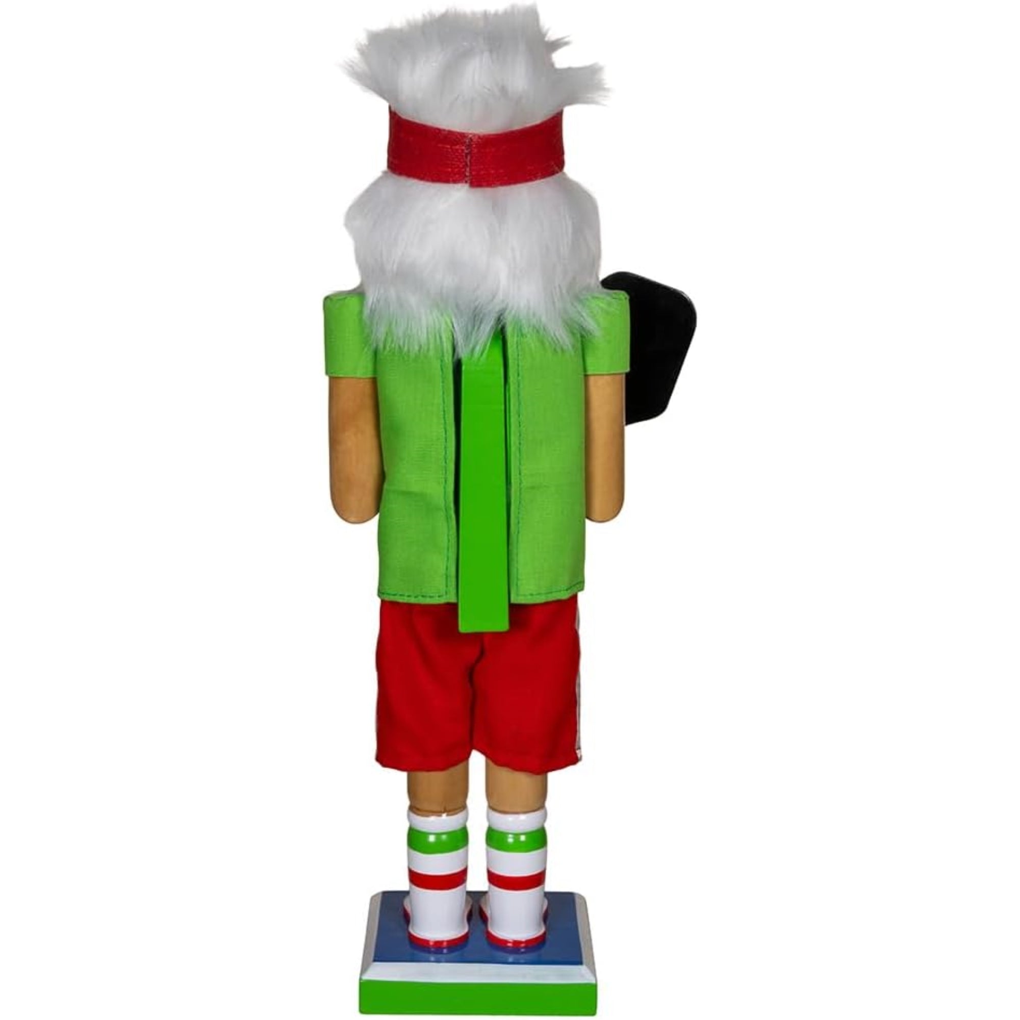 Kurt Adler Wooden Pickleball Christmas Nutcracker, 12in