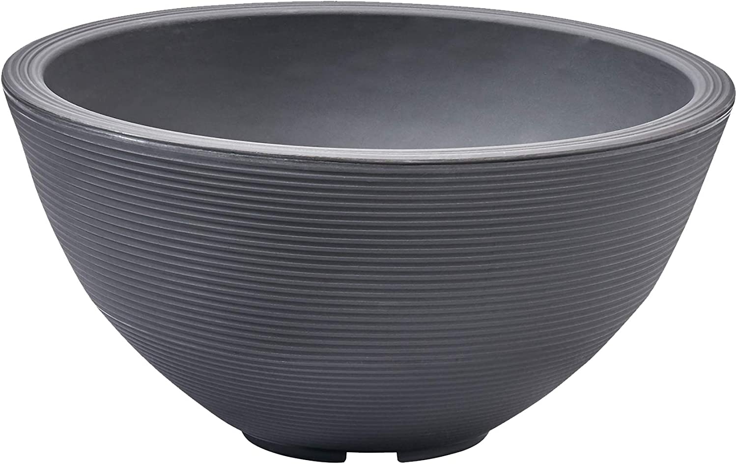 Crescent Garden Delano Planter, Double-Walled Plant Bowl Pot