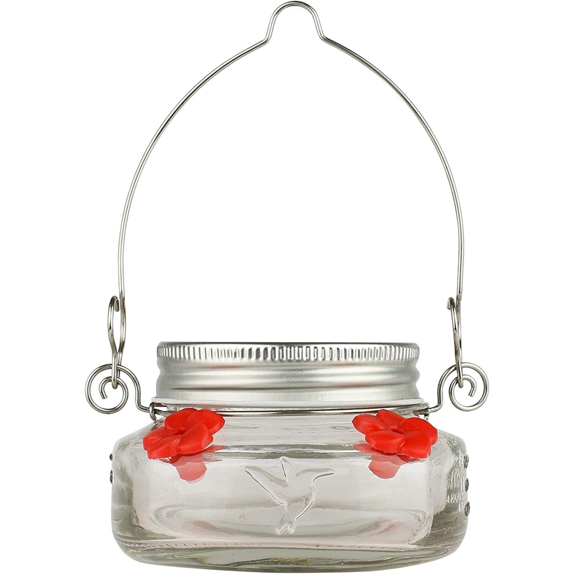 Nature's Way Bird Products Mason Jar Hummingbird Nectar Feeder, 6 oz