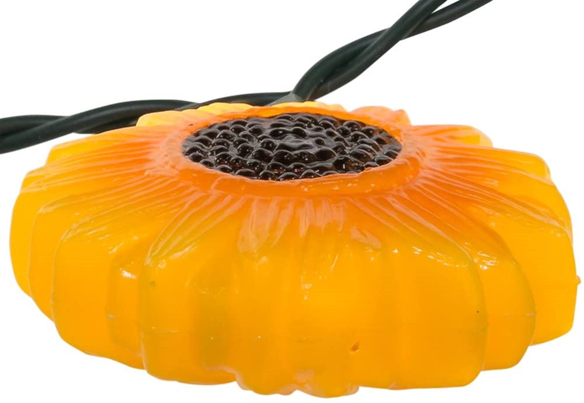 Kurt Adler Indoor/Outdoor Novelty String 10-Light Set, Sunflowers, 11.5'