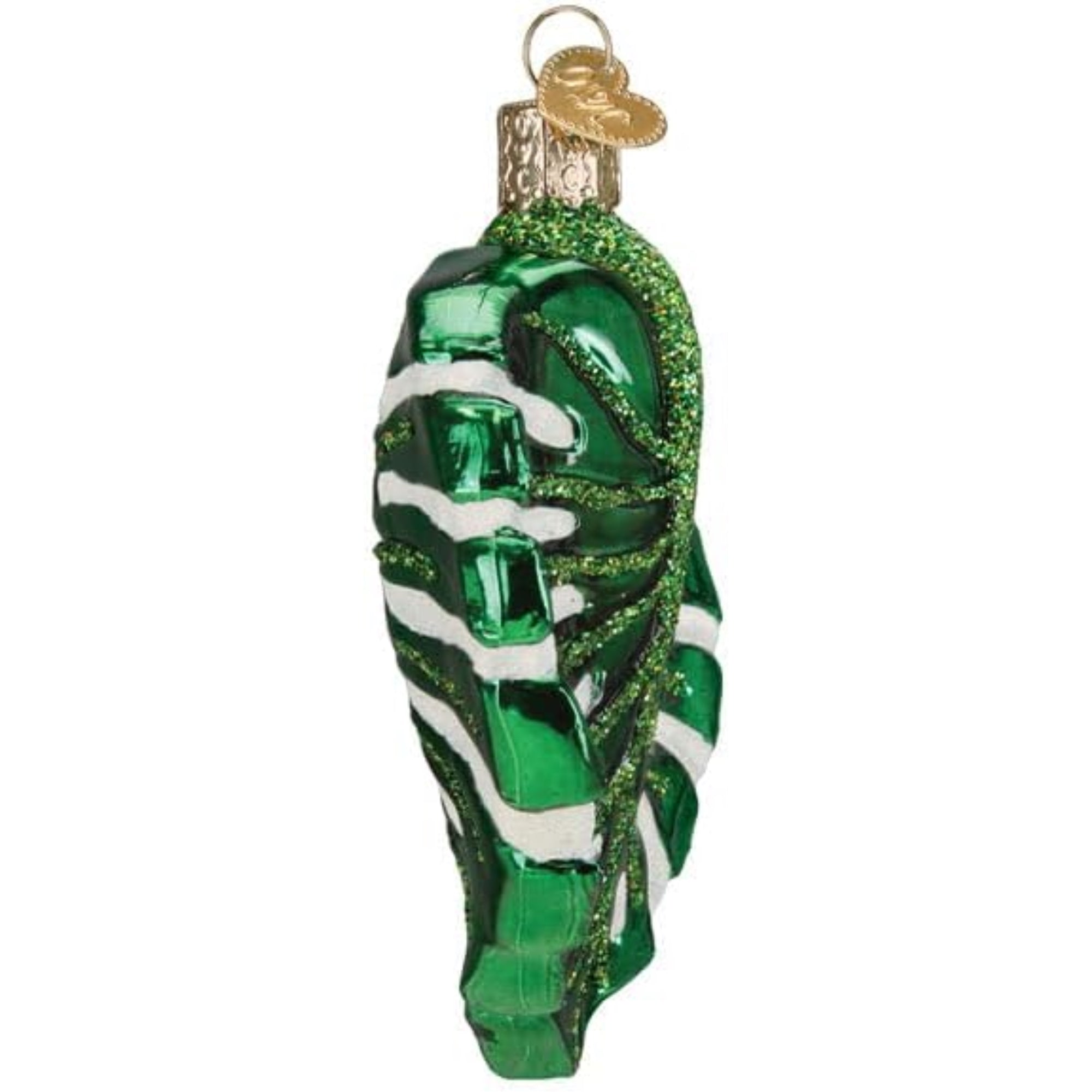 Old World Christmas Blown Glass Ornament for Christmas Tree, Monstera Leaf (with OWC Gift Box)