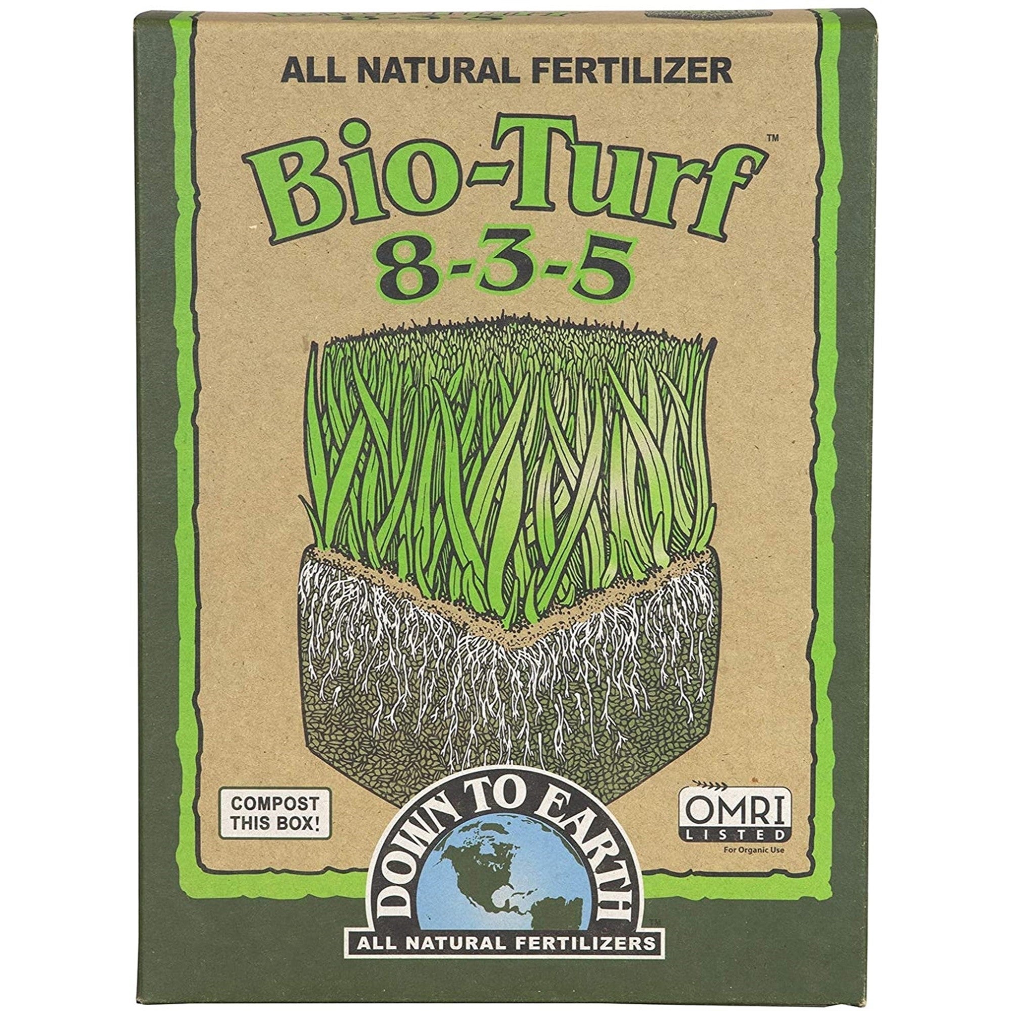 Down To Earth Organic Bio-Turf Fertilizer Mix 8-3-5