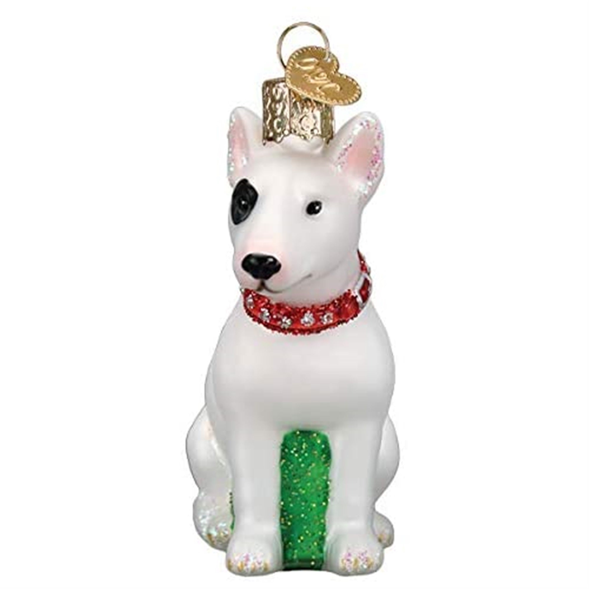 Old World Christmas Blown Glass Ornament for Christmas Tree, Bull Terrier