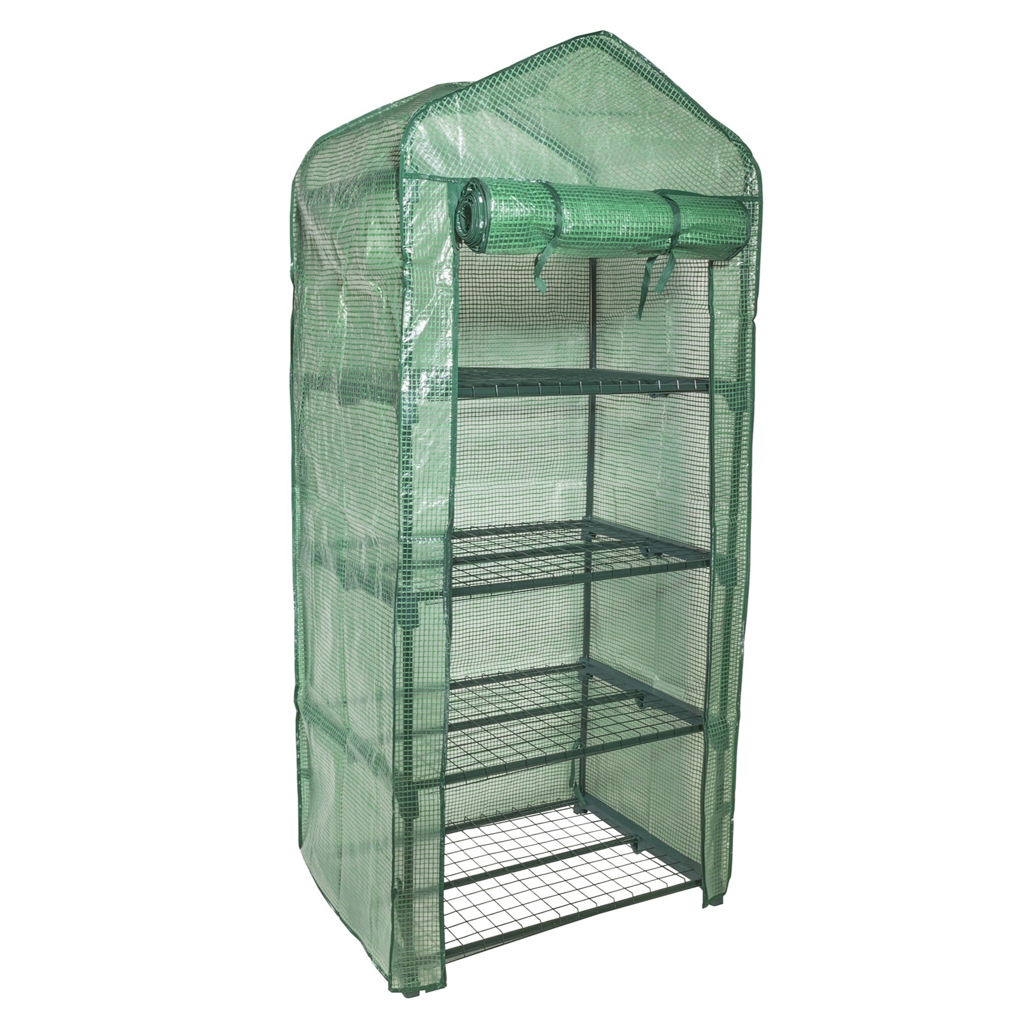 Garden Elements Personal Plastic Indoor/Outdoor Standing Greenhouse, Frost Protection