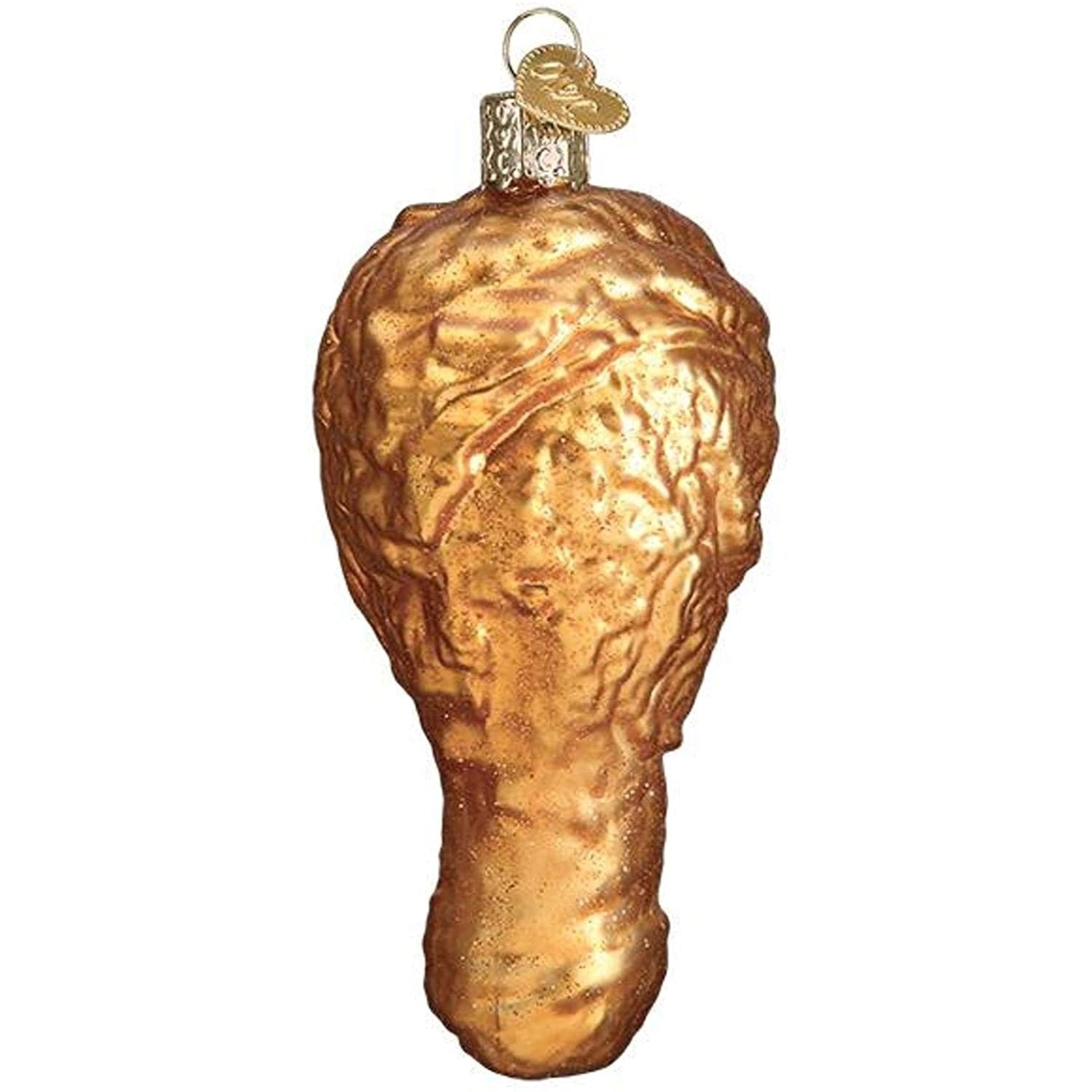 Old World Christmas Blown Glass Ornament for Christmas Tree, Fried Chicken