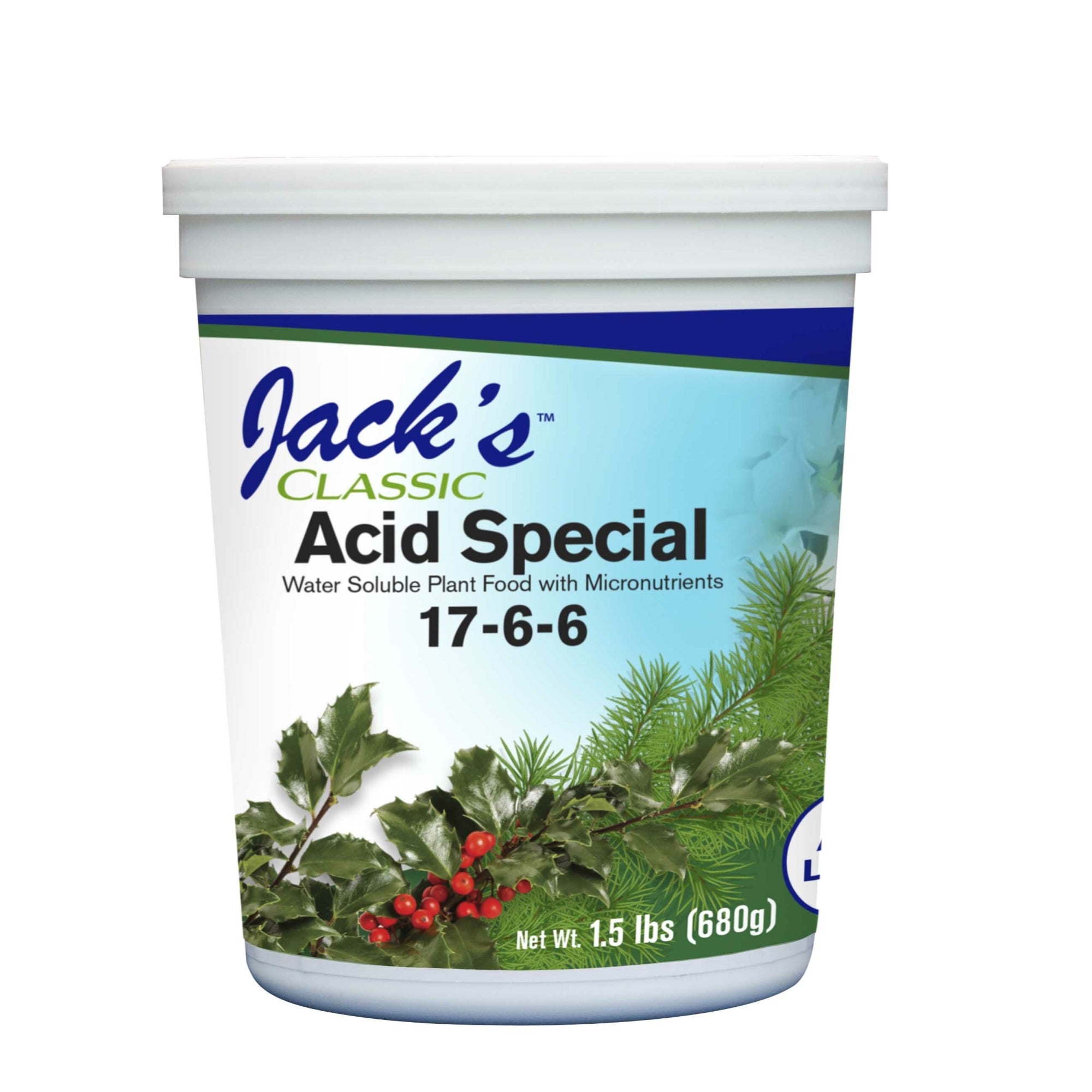 Jack's Classic Acid Special Water Soluble Plant Food with Micronutrients, 17-6-6