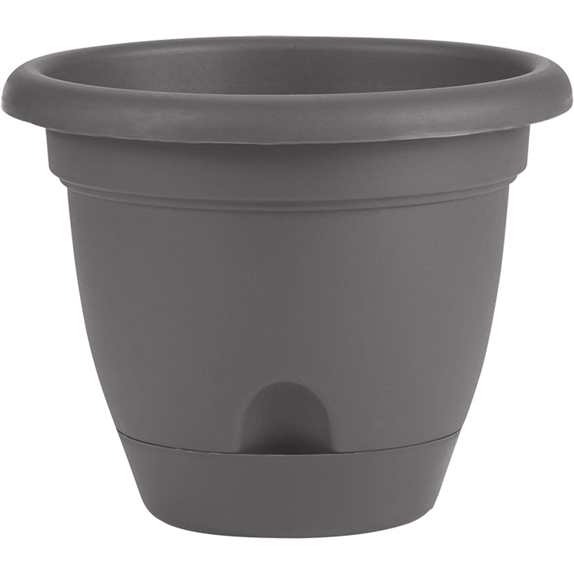 Bloem Lucca Plastic Self-Watering Planter With Easy Access Watering Spout