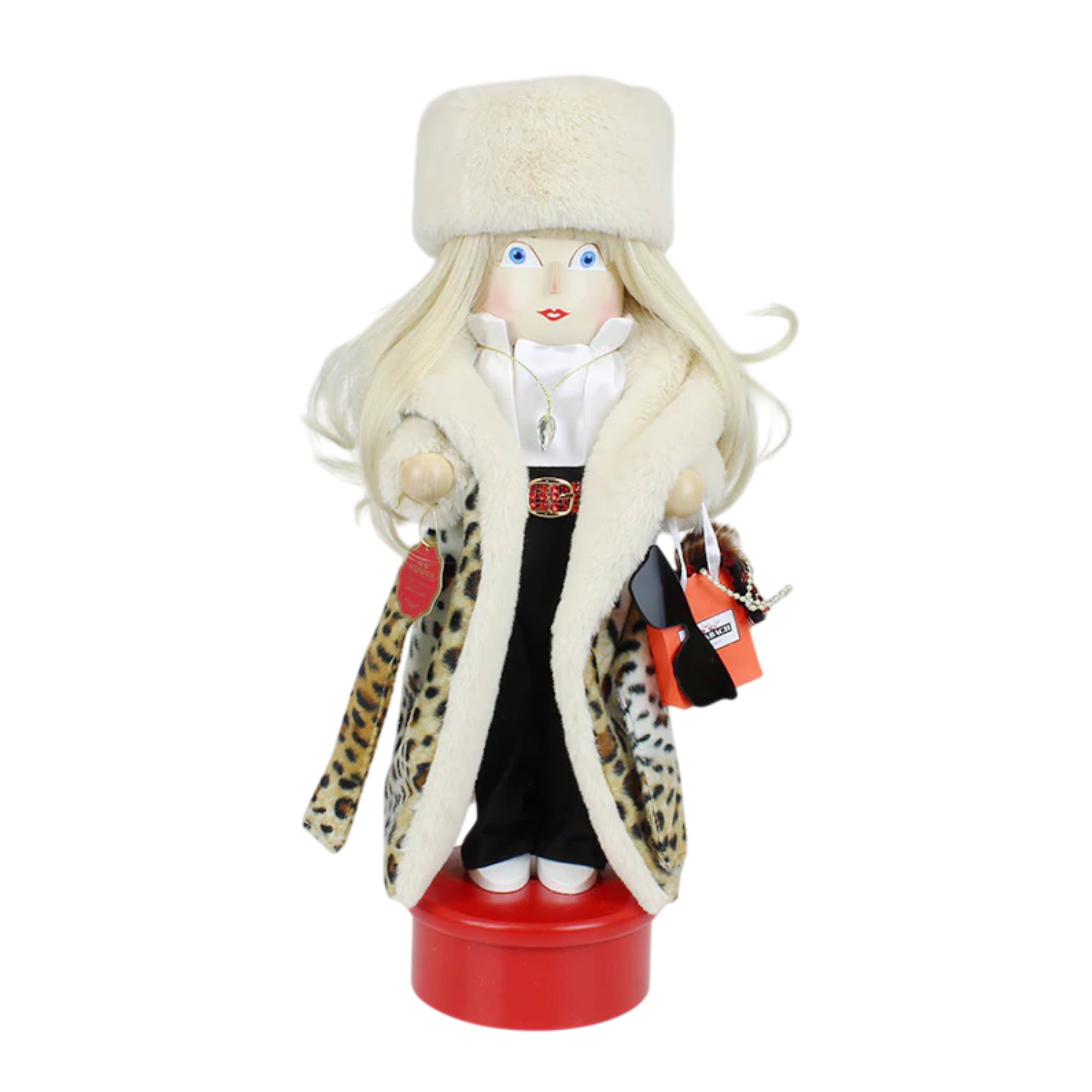 Steinbach Wooden Shopping Lady Nutcracker, 18in