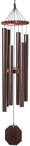 Lambright Chimes King David's Harp - Amish Handcrafted Country Chime, Copper, 37"