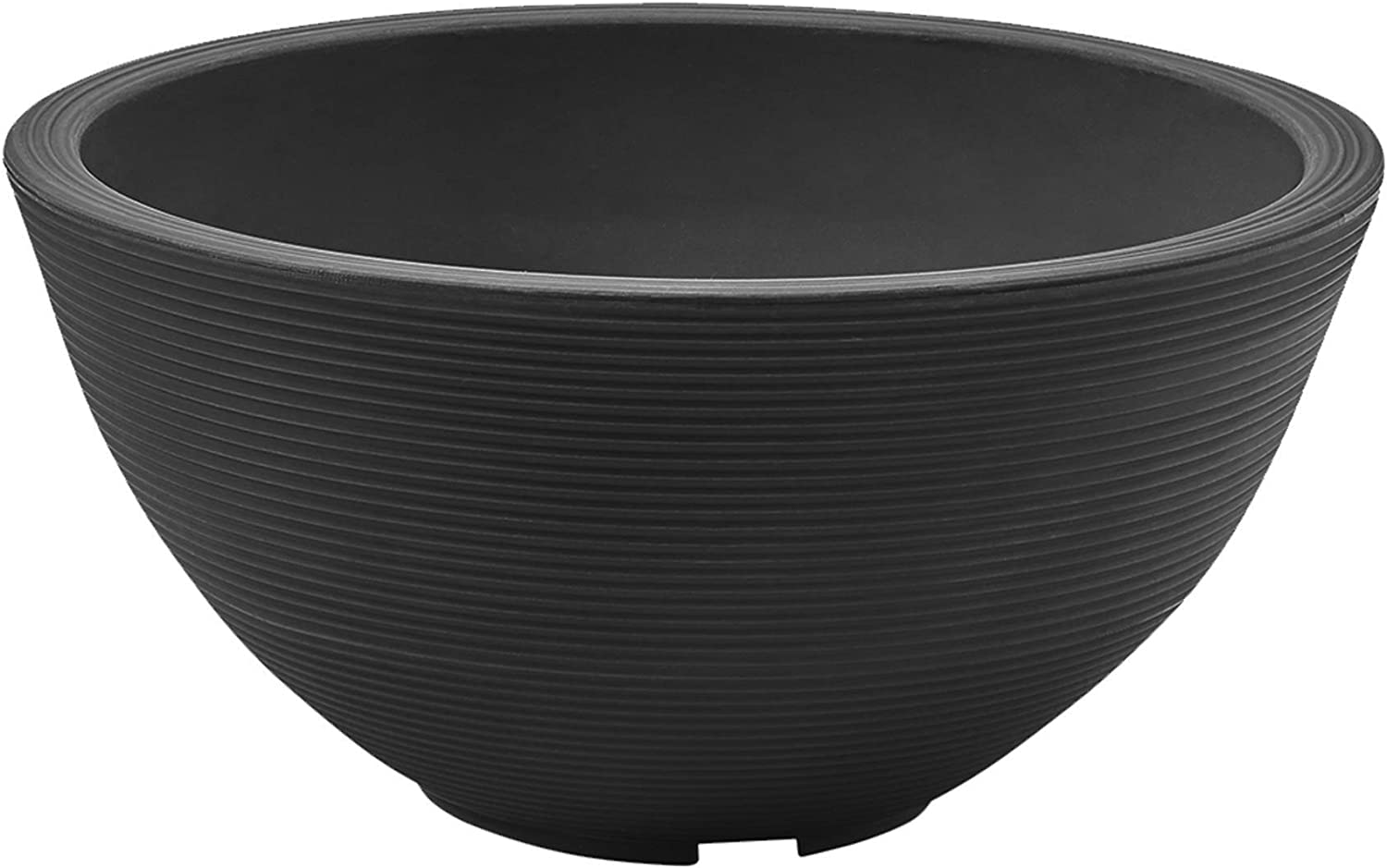 Crescent Garden Delano Planter, Double-Walled Plant Bowl Pot