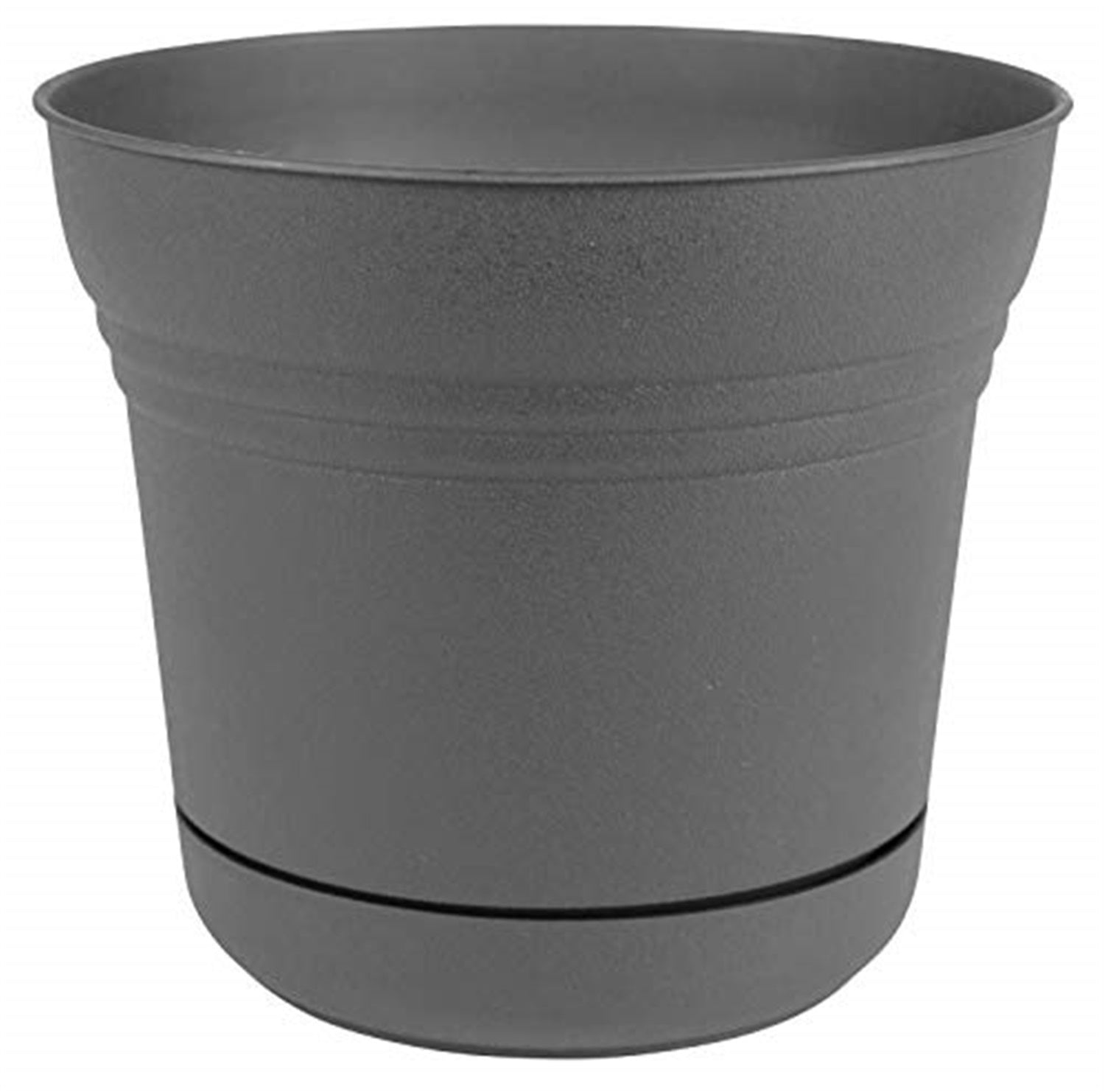Bloem Saturn Plastic In/Outdoor Flower Pot Planter with Saucers