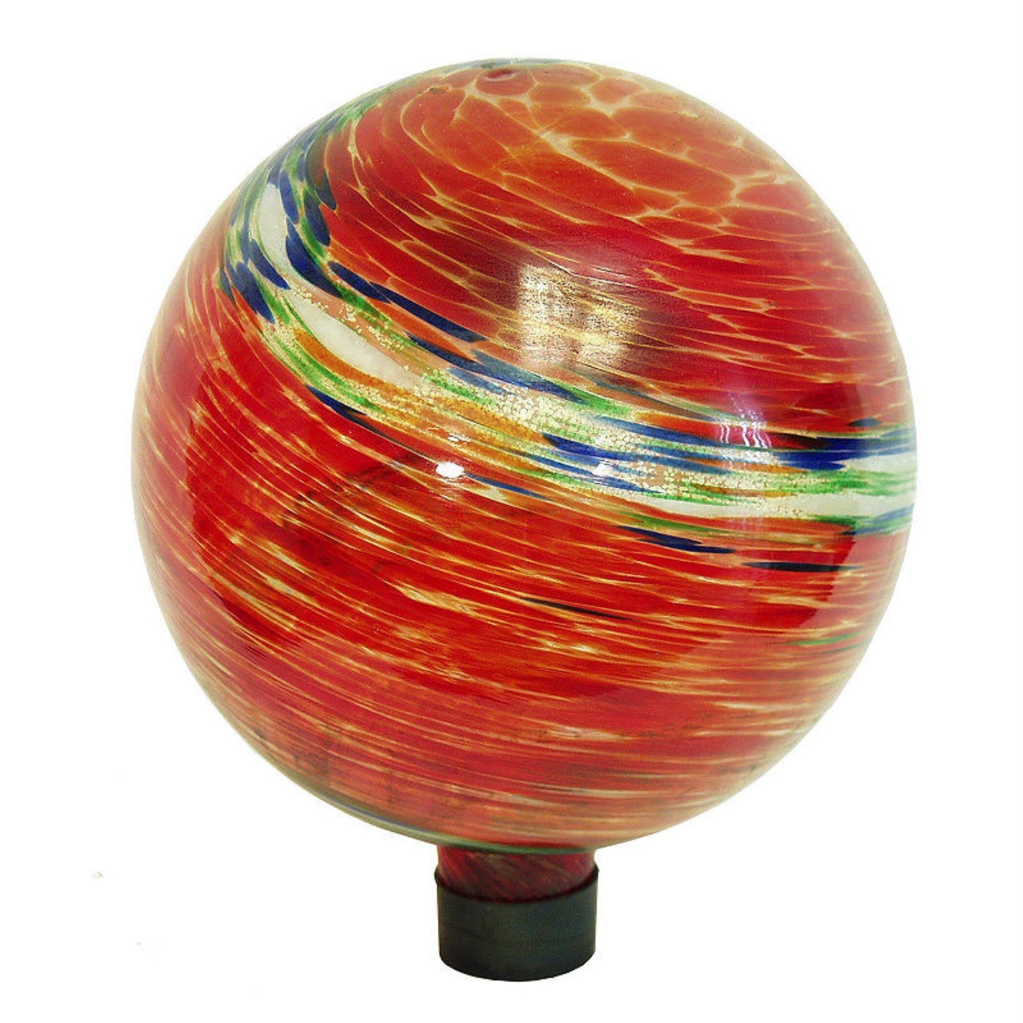 Echo Valley Glass Gazing Globe for Yard and Garden Decoration, 10"