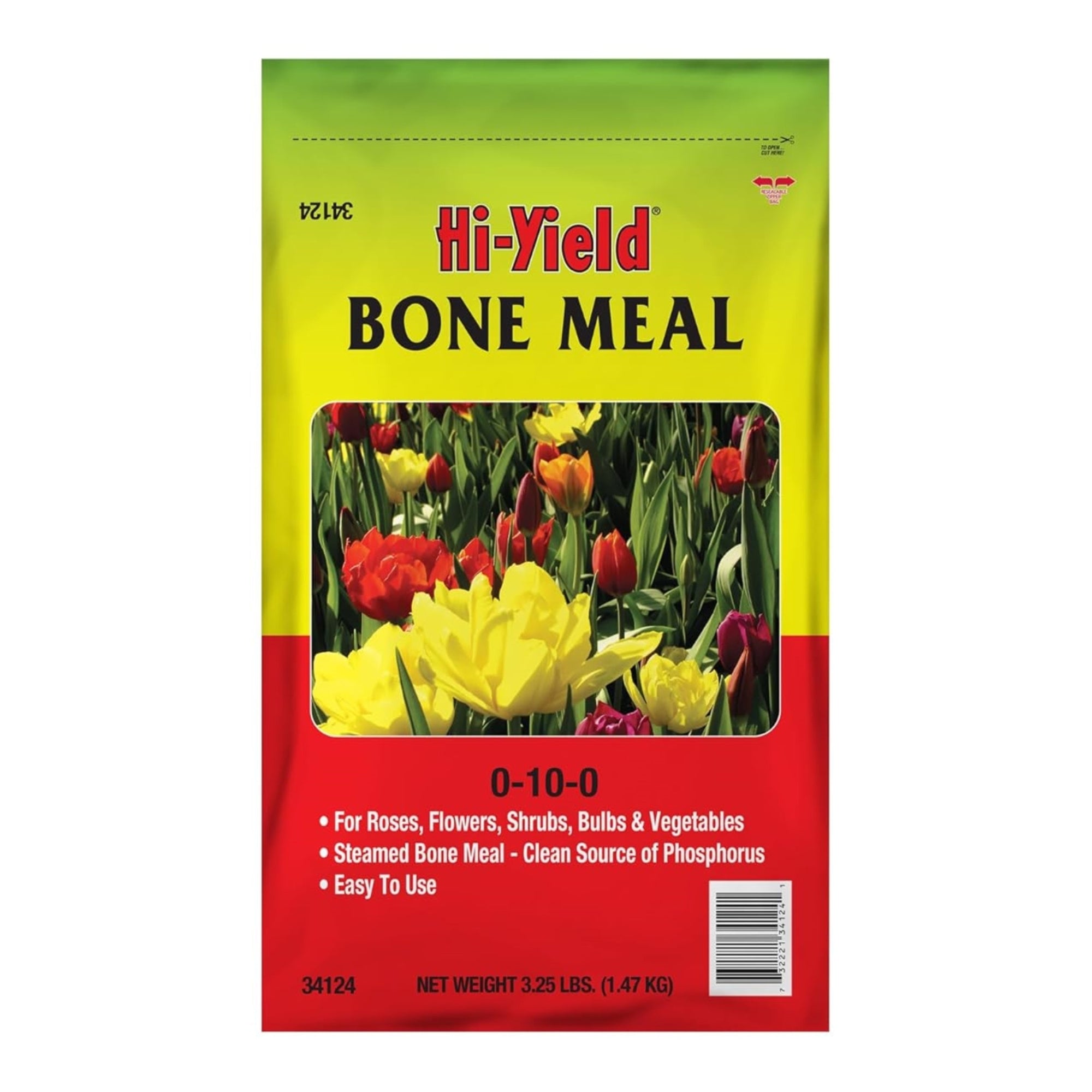 Hi-Yield Bone Meal 0-10-0 Granular Fertilizer for Flowers, Shrubs, Bulbs & More