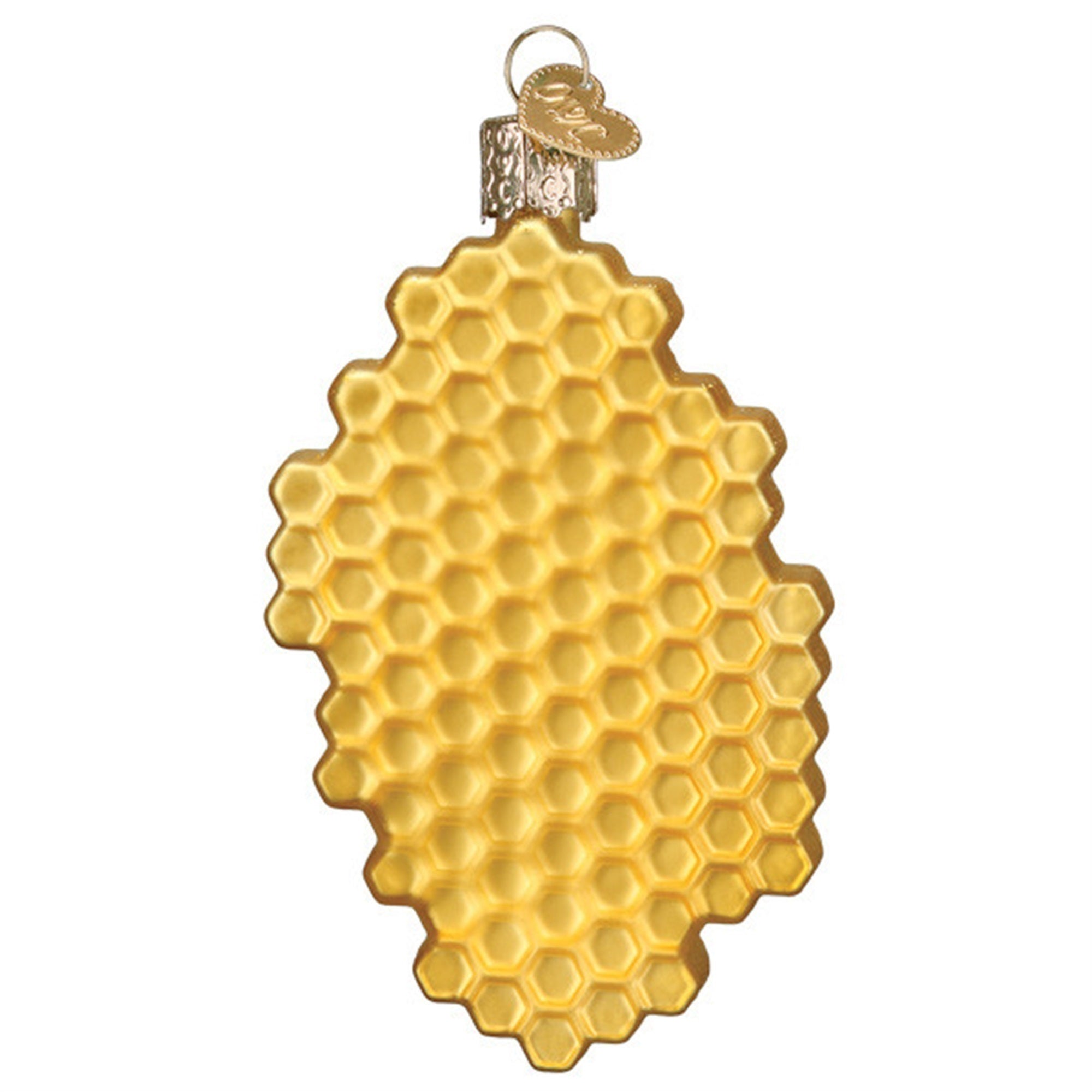 Old World Christmas Blown Glass Ornament for Christmas Tree, Honeycomb