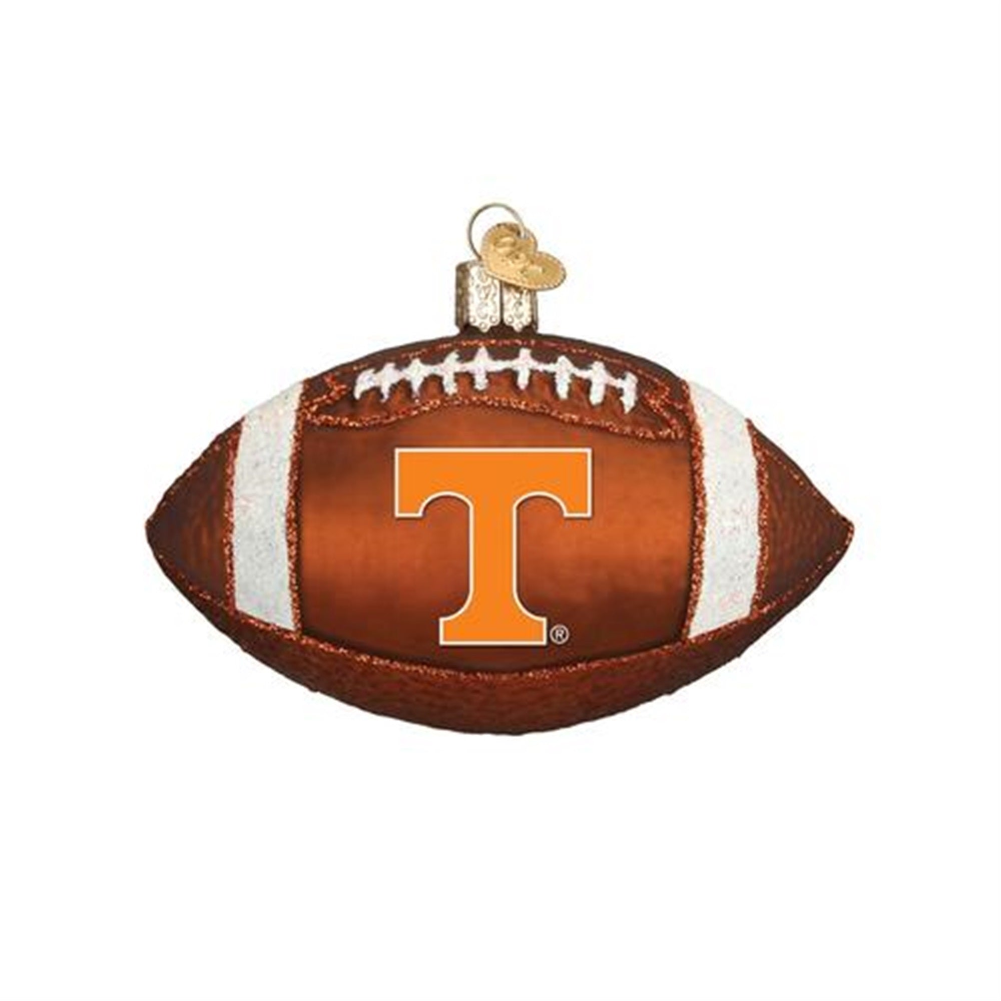 Old World Christmas Blown Glass Ornament for Christmas Tree, University of Tennessee Football