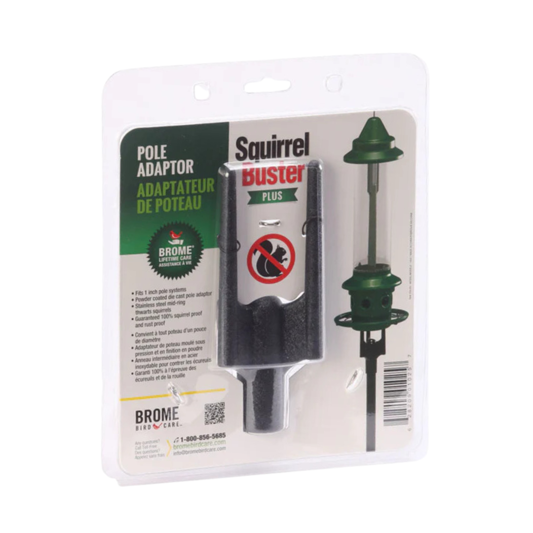 Brome Squirrel Buster Pole Adaptor for Squirrel Buster Plus Bird Feeder