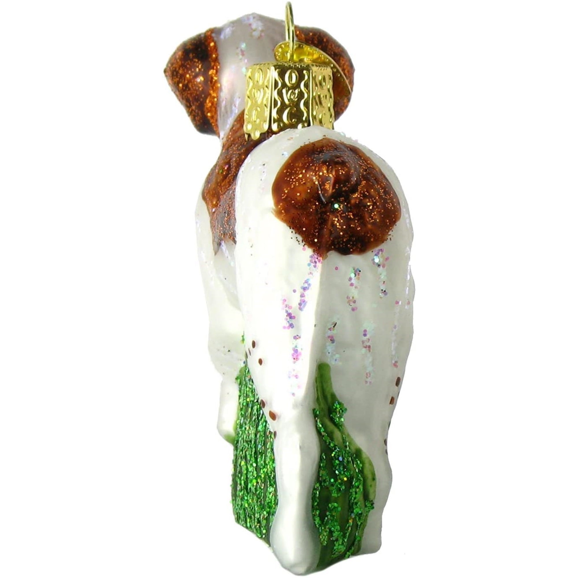 Old World Christmas Blown Glass Ornament for Christmas Tree, Brittany Spaniel