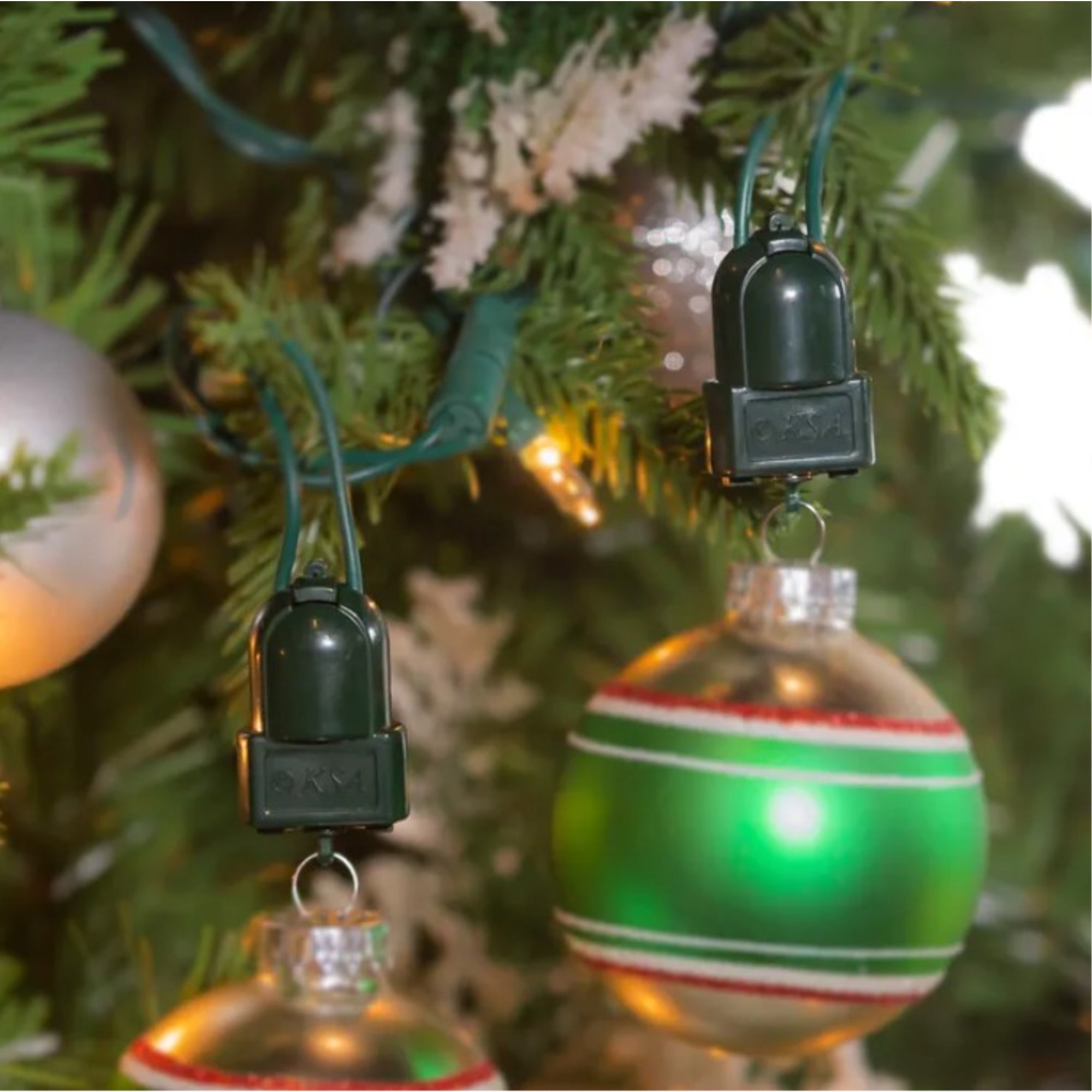Kurt Adler Twirl-It Motor Pigtail Ornament Twirlers, 2-Piece Set