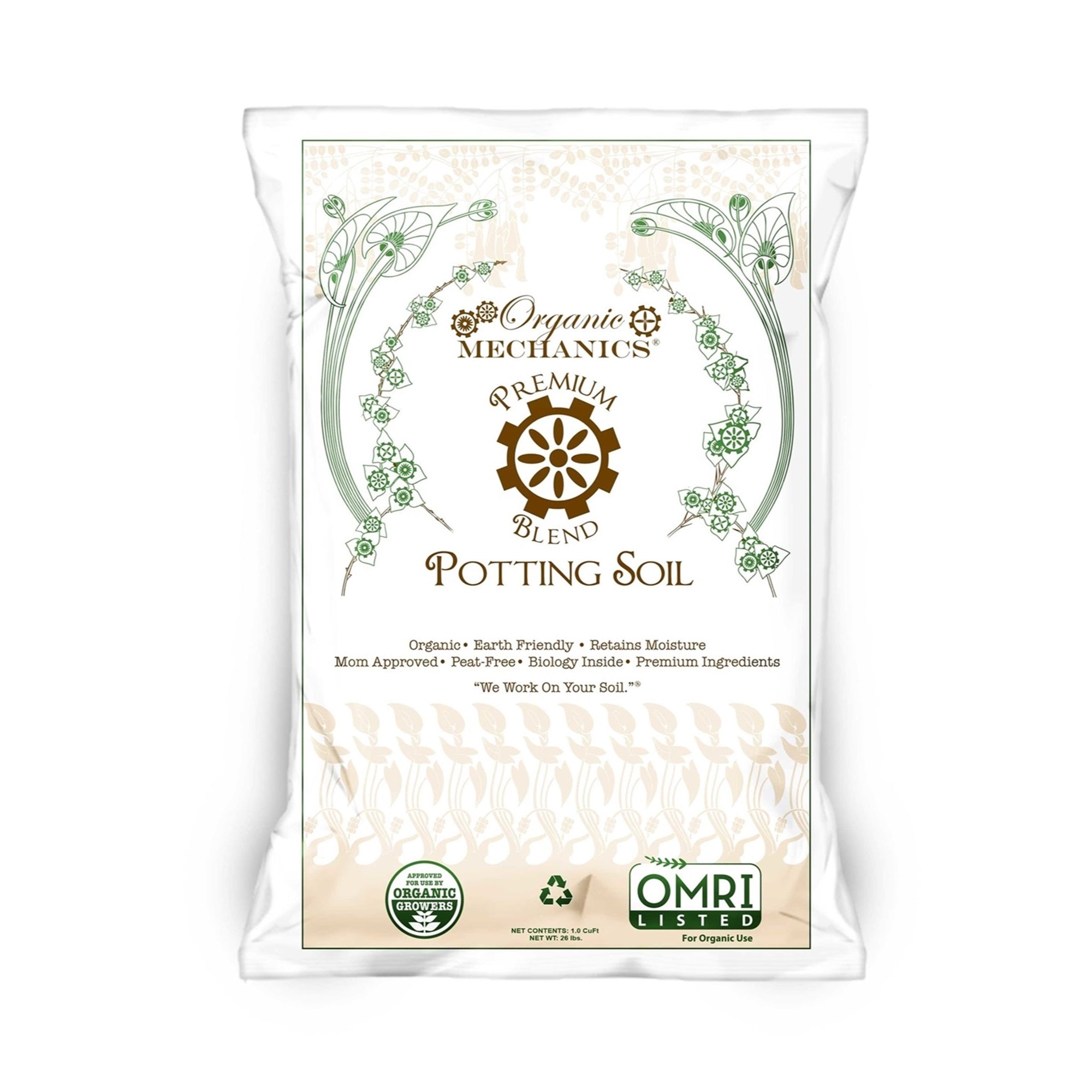 Organic Mechanics Premium Blend Potting Soil