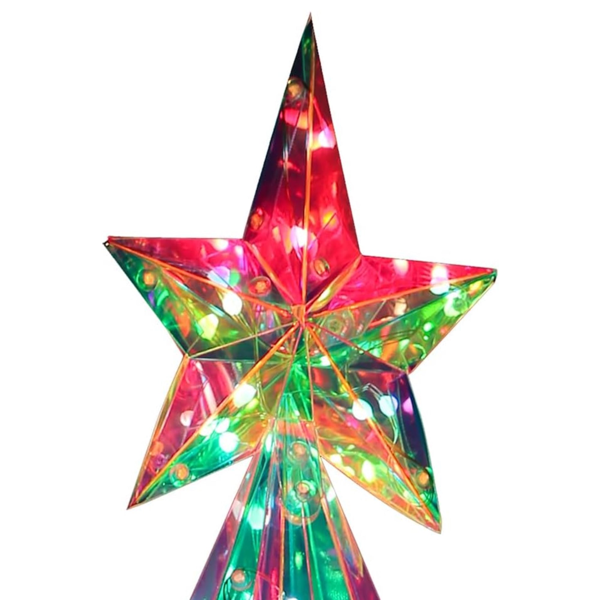 Kurt Adler Pre-Lit Iridescent Smart Christmas Tree, 25.5in