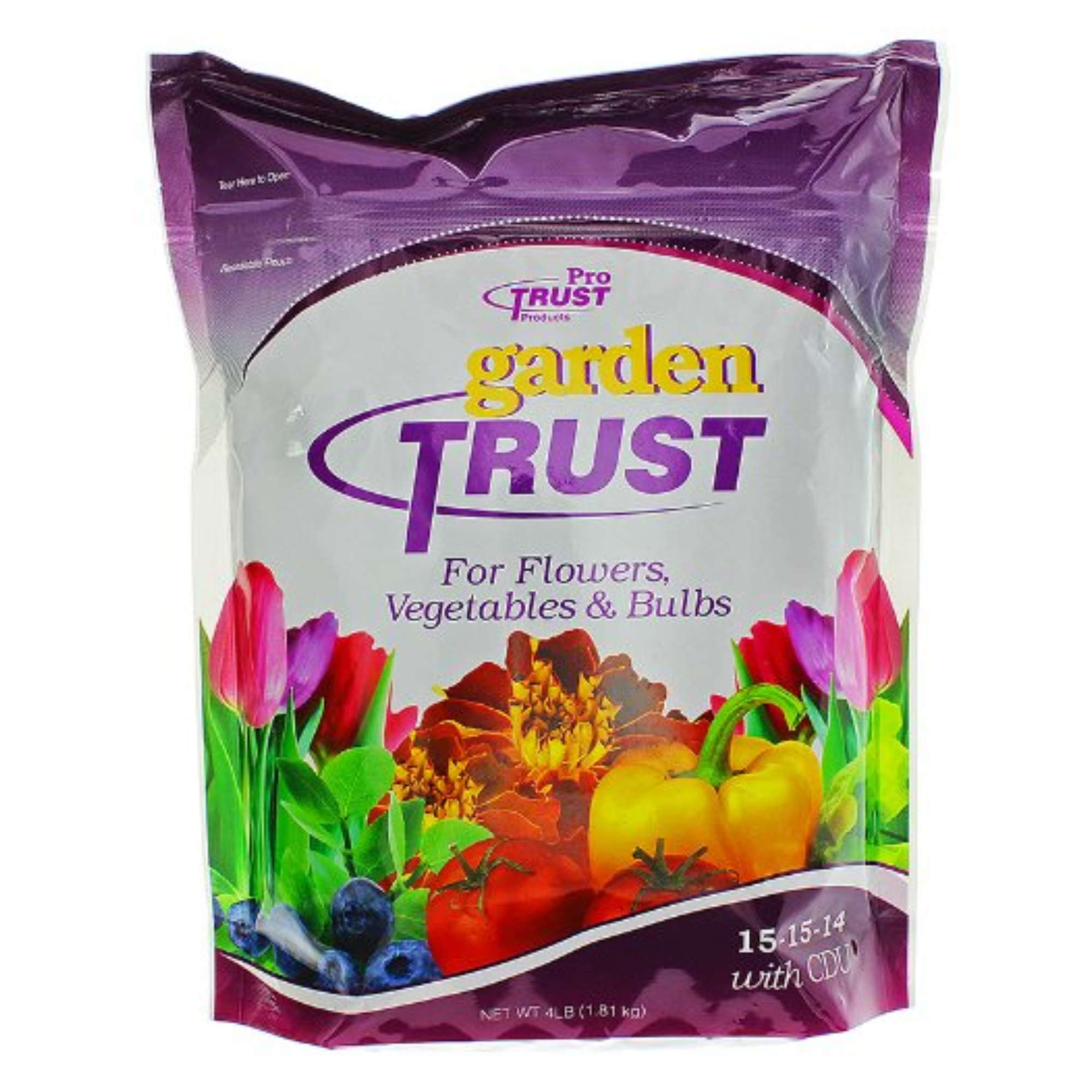 Garden Trust Flower & Vegetable 15-15-14 Fertilizer, 4lbs