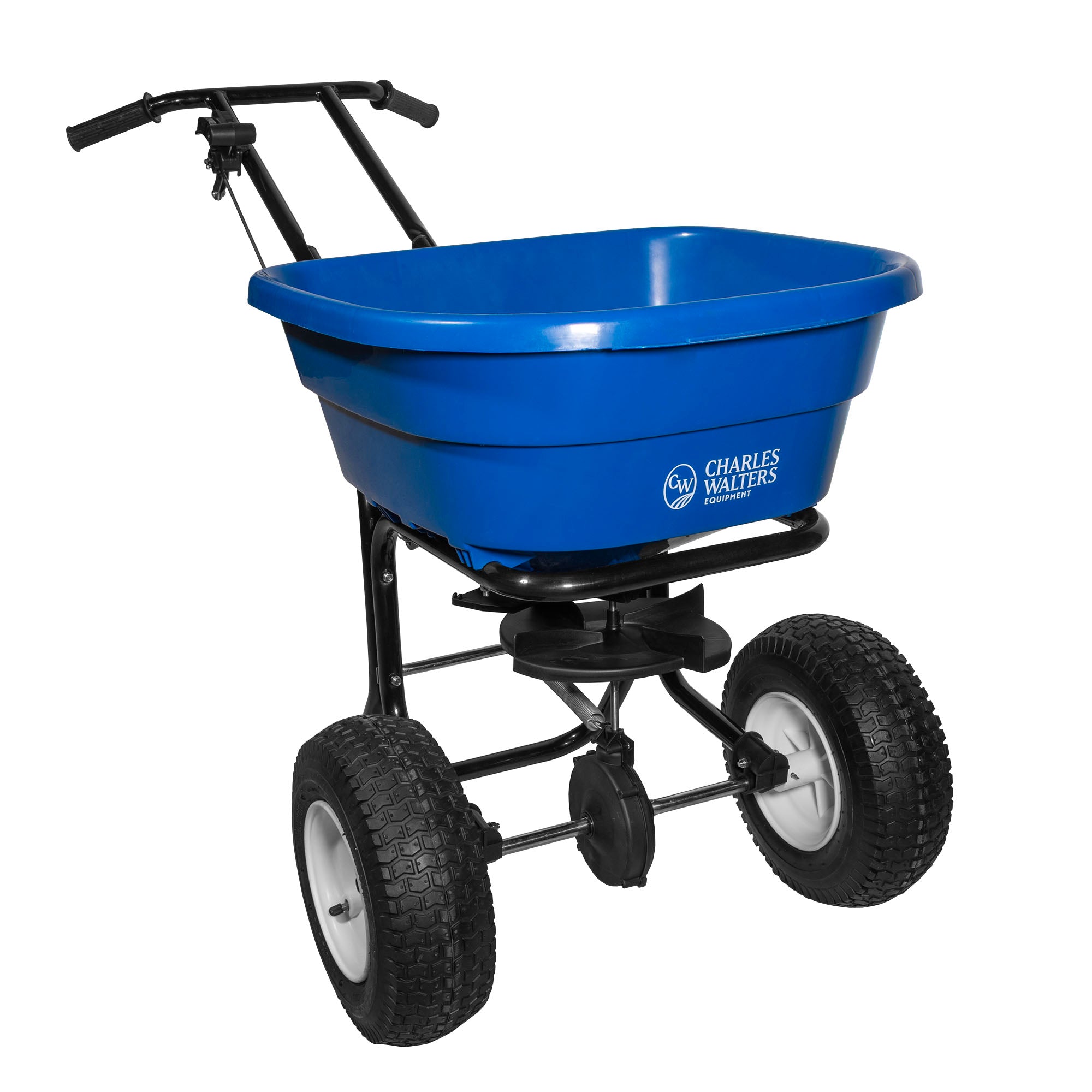 Charles Walters Equipment Broadcast Spreader with Steel Frame, 80lb Capacity