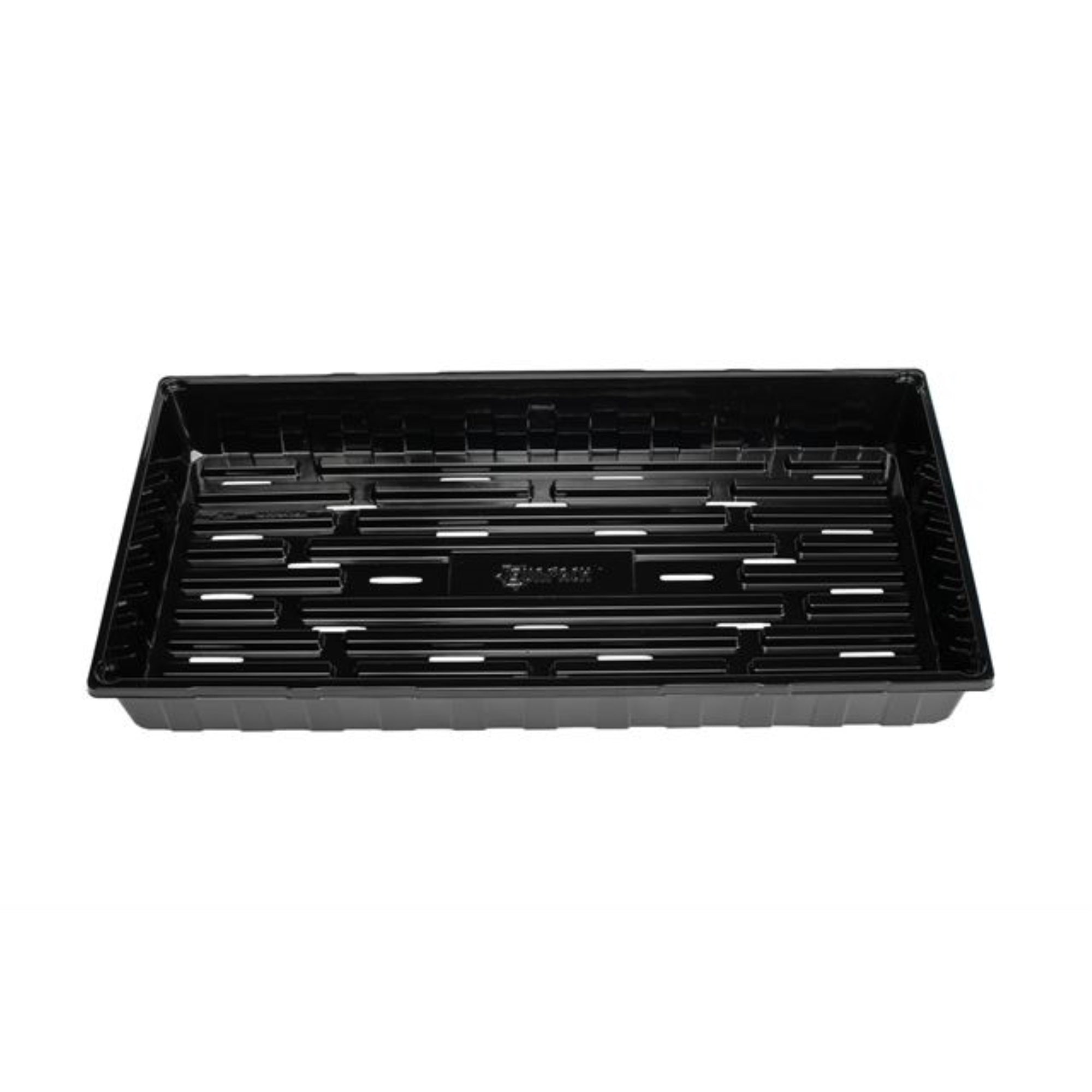 SUNPACK 10” x 20” Indoor Gardening Shallow Plastic Seeding Tray for Greenhouses, 1"