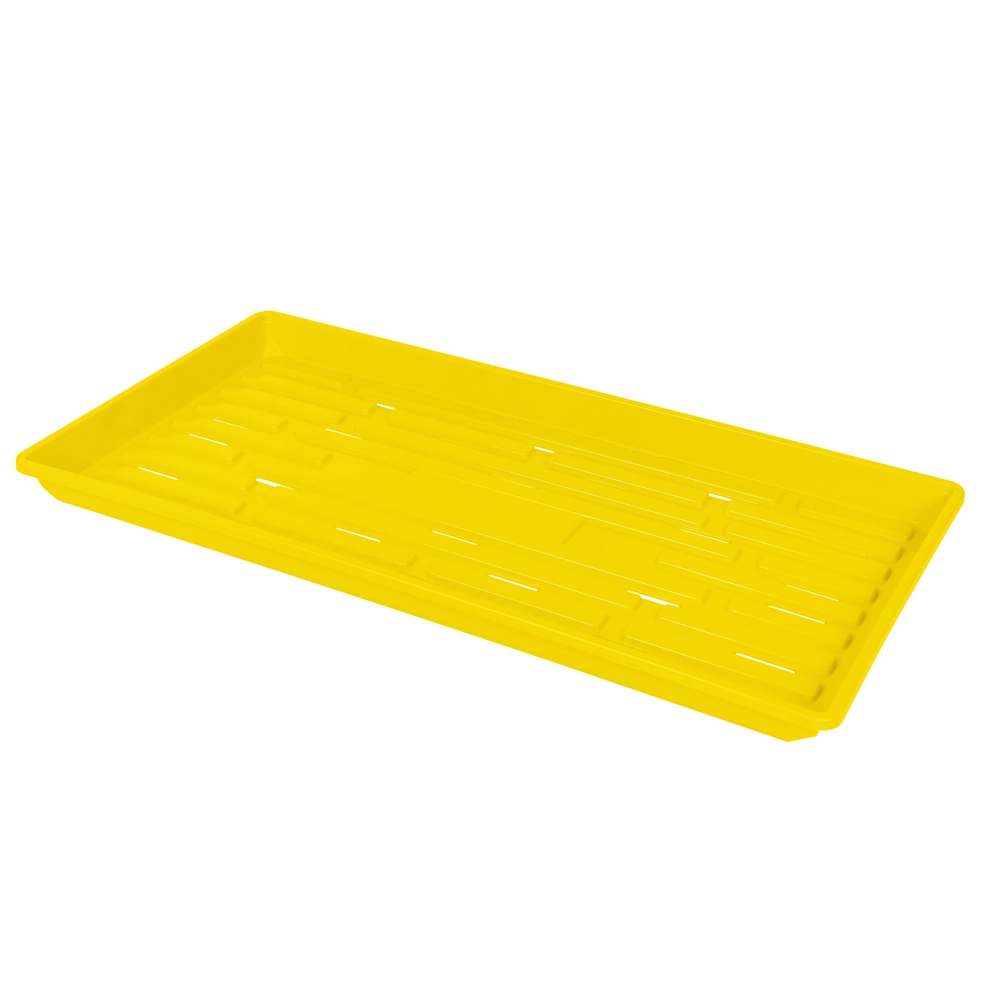 SUNPACK 10” x 20” Indoor Gardening Shallow Plastic Seeding Tray for Greenhouses, 1"