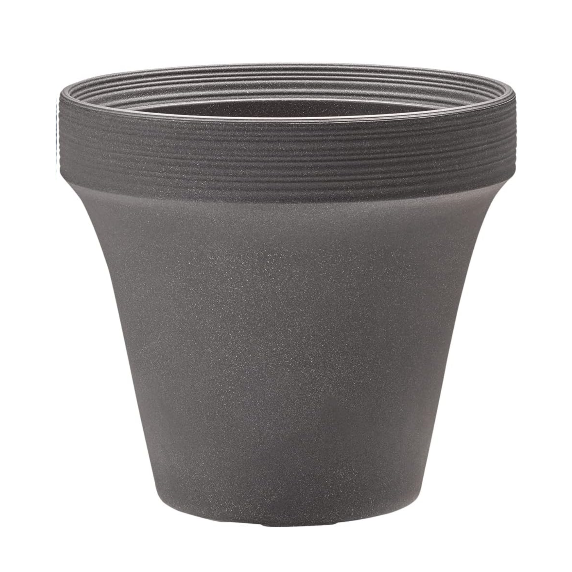 Crescent Garden Indoor/Outdoor Plastic Ridge Flower Pot Planter