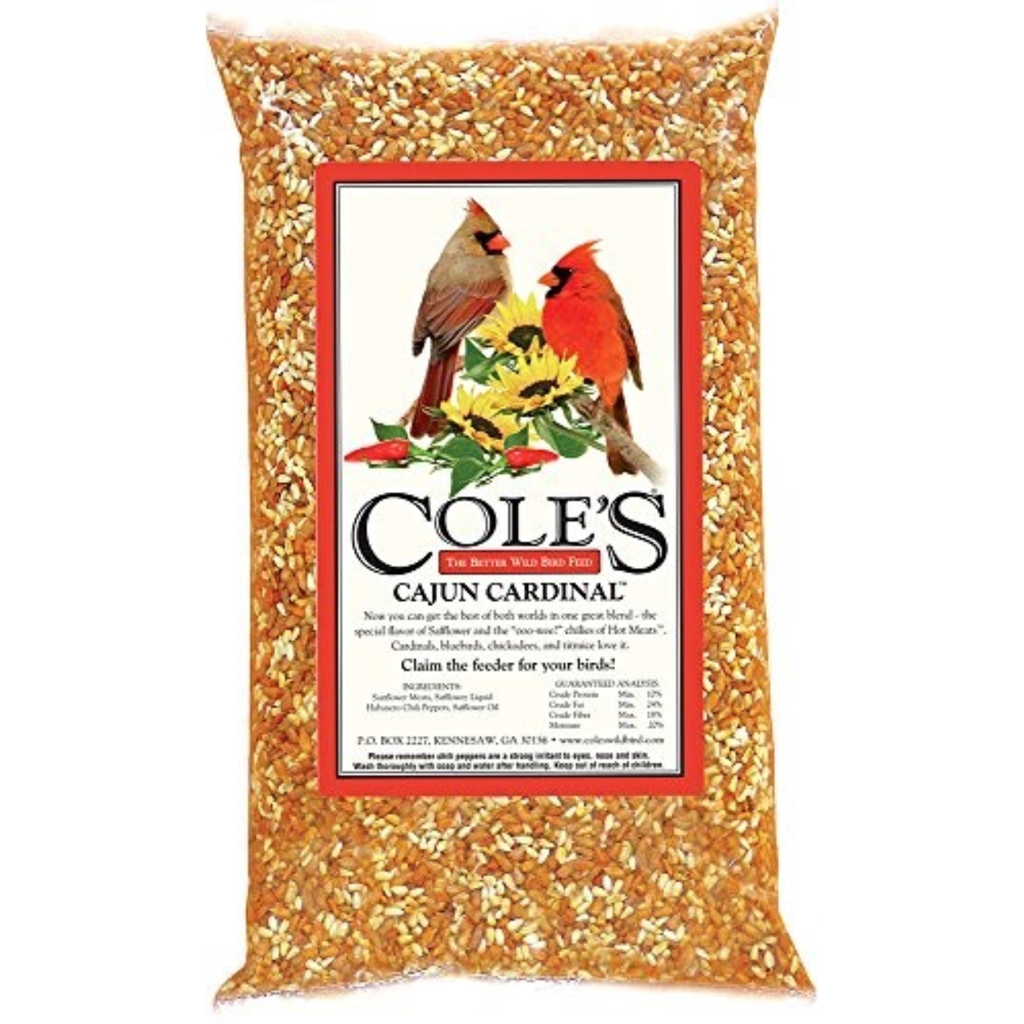Cole's Cajun Cardinal Blend Bird Seed