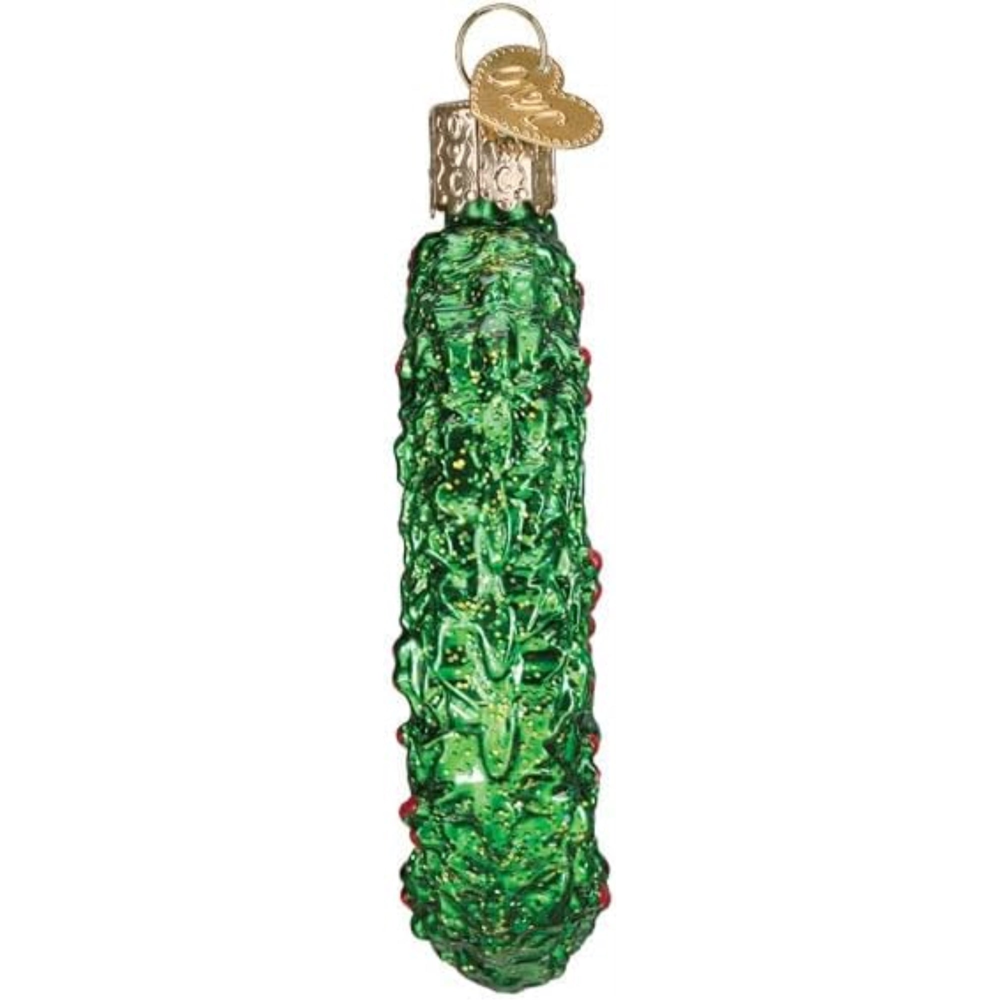 Old World Christmas Blown Glass Ornament for Christmas Tree, Holly Peace Symbol (with OWC Gift Box)