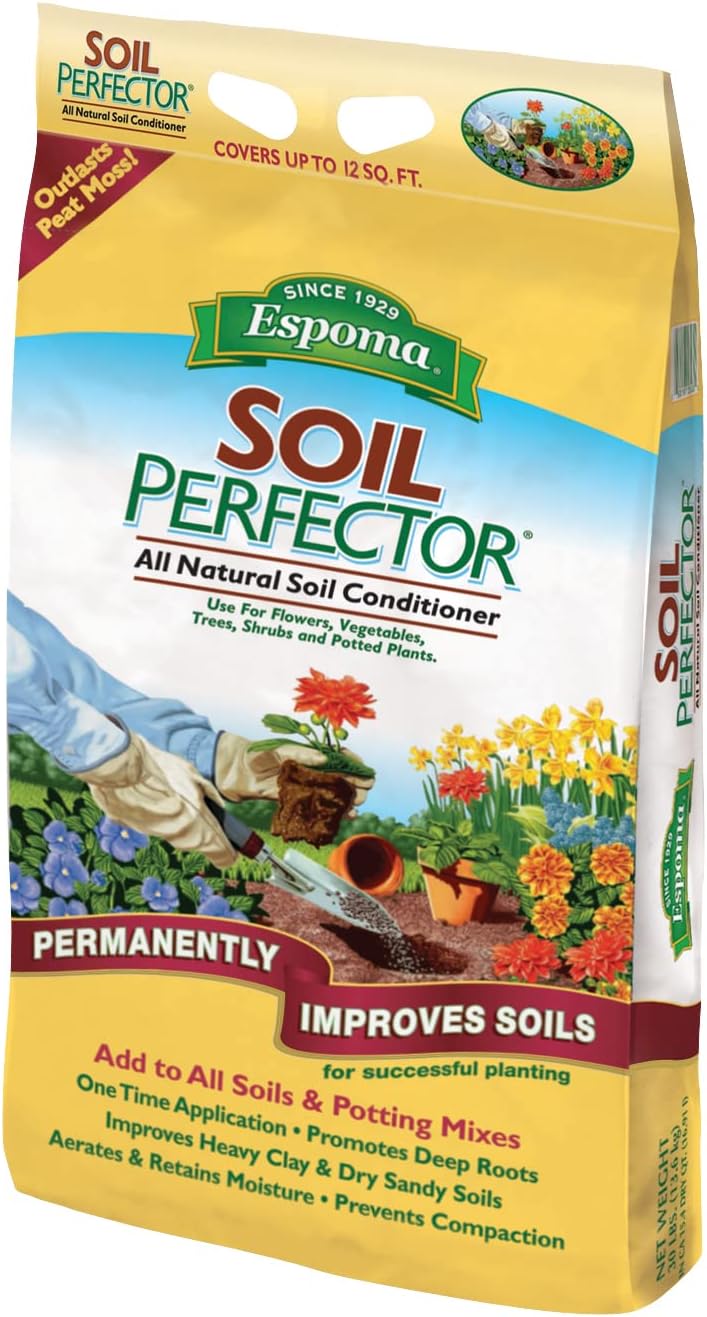Espoma Soil Perfector, All Natural Soil Conditioner for flowers, Vegetables, Trees, Shrubs and Potted Plants, 30lbs