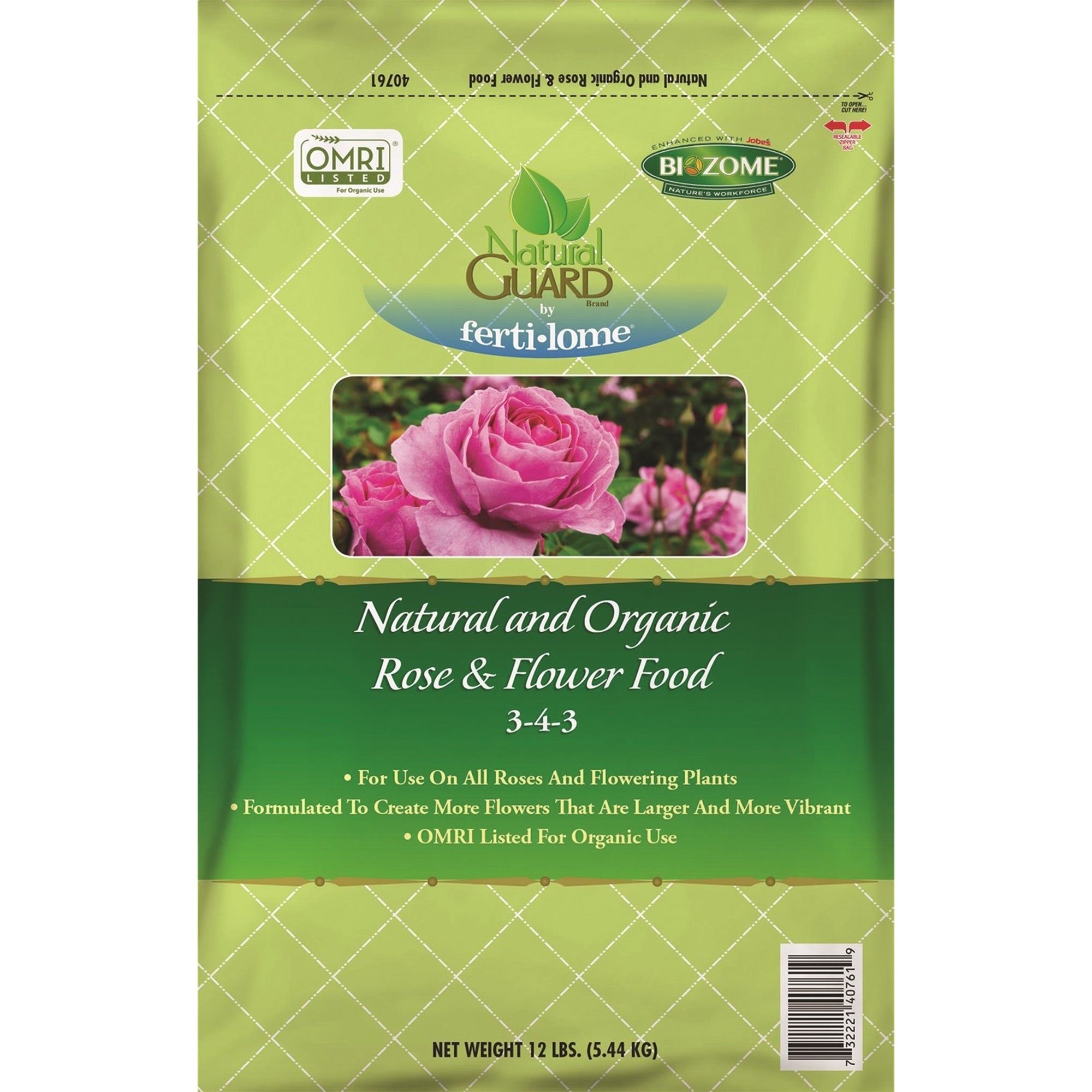 Fertilome Natural Guard Natural and Organic Rose and Flower Food 3-4-3
