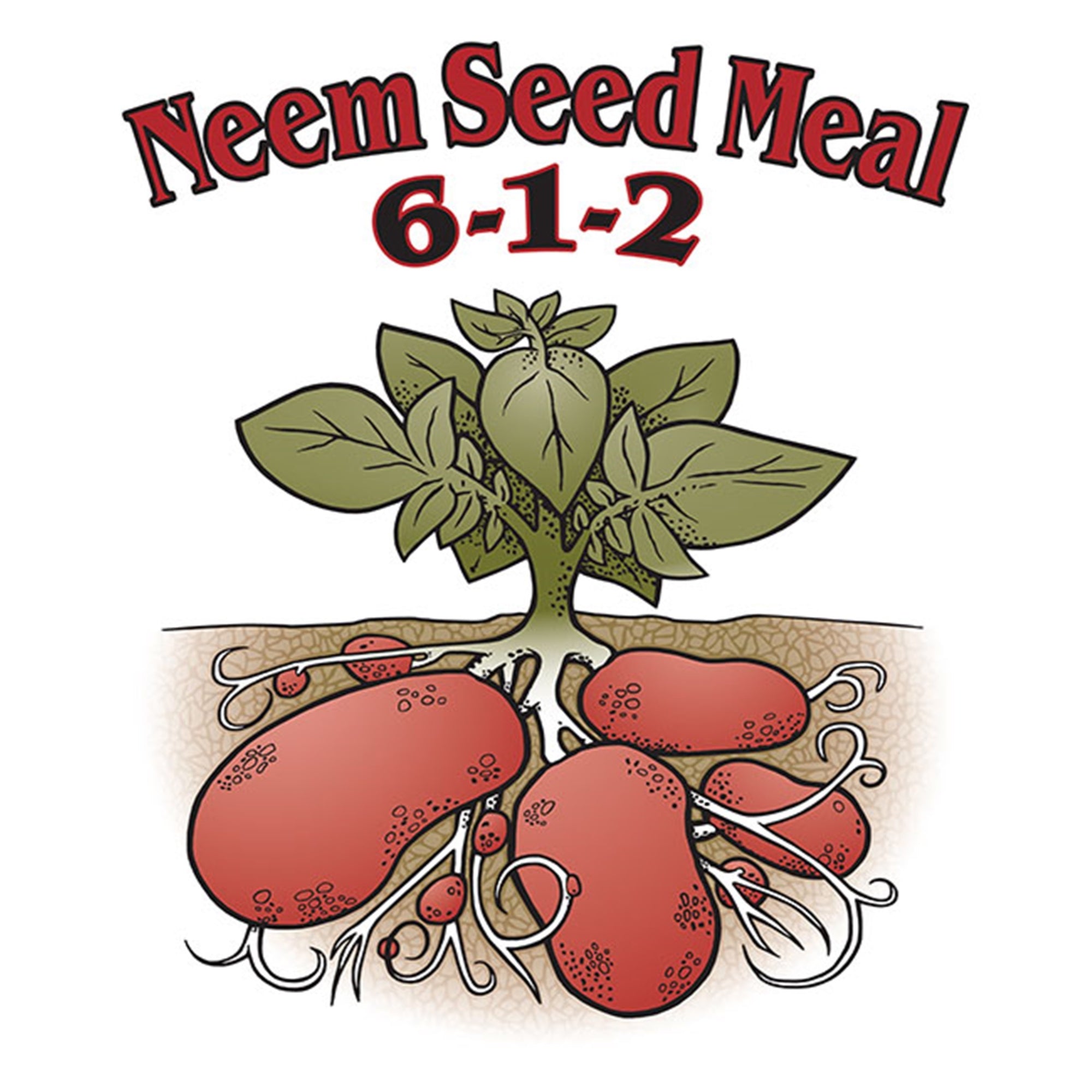 Down to Earth Organic Neem Seed Meal Fertilizer Mix 6-1-2