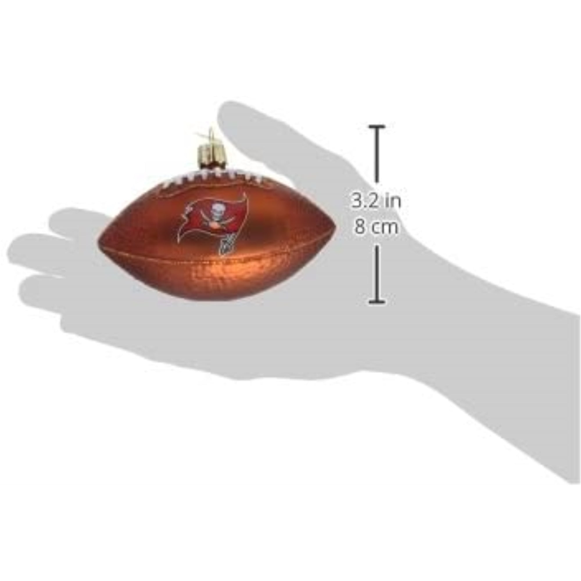 Old World Christmas Tampa Bay Buccaneers Football Ornament For Christmas Tree