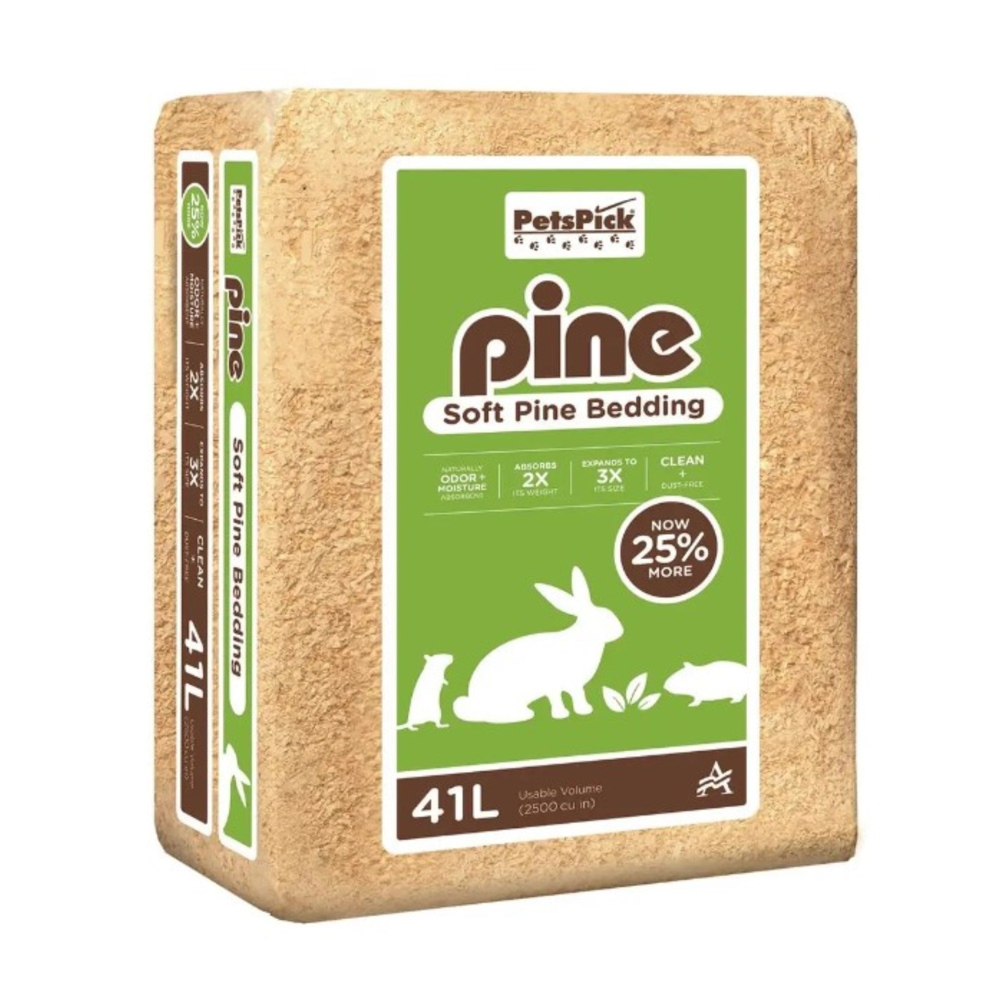 PetsPick Kiln Dried Soft Pine Bedding For Small Pets