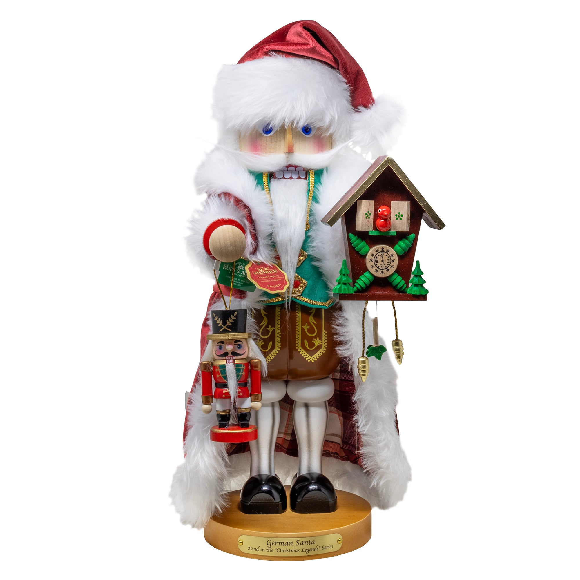 Steinbach "Christmas Legends" Series, German Santa Nutcracker 17"