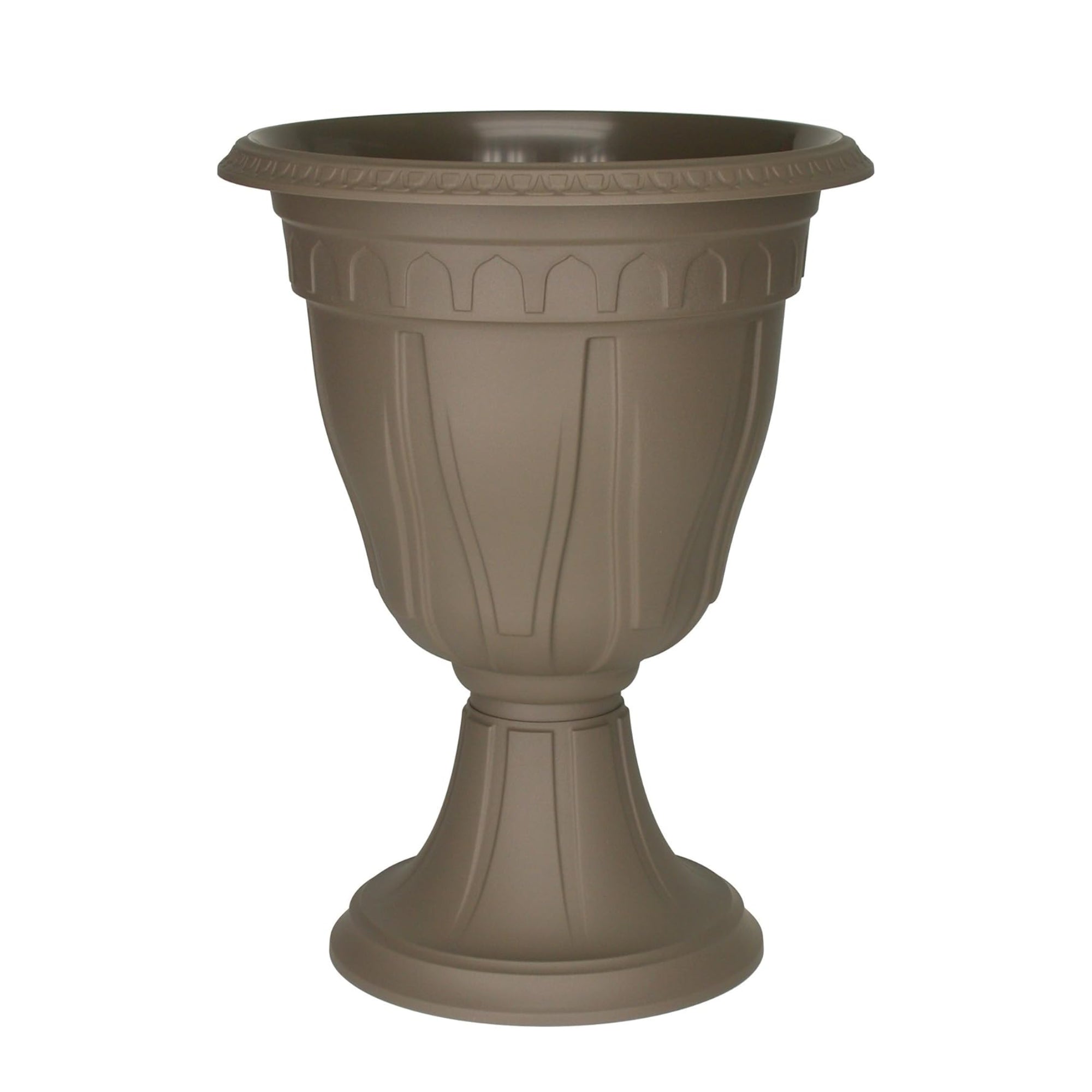 DCN Azura Classic Tall Plastic Urn, Cappuccino, 15in