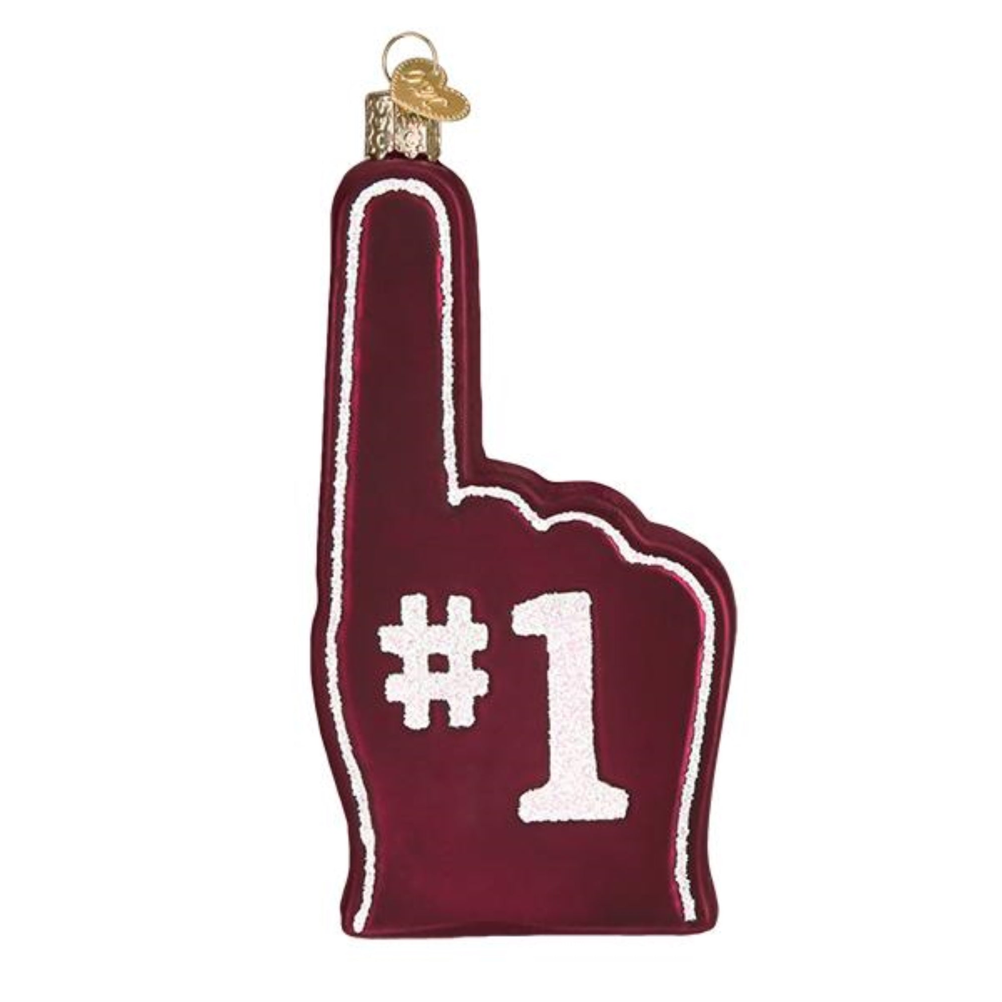 Old World Christmas Washington Redskins Foam Finger Ornament For Christmas Tree