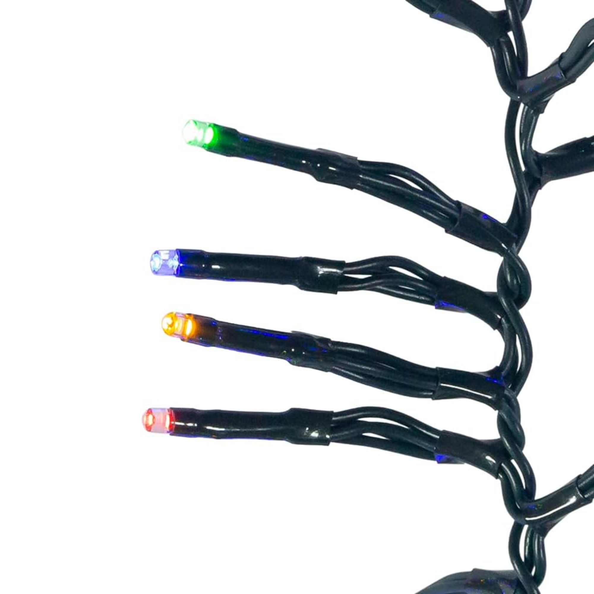 Kurt Adler 480-Light Connectable Cluster Garland, Multicolor, 16ft