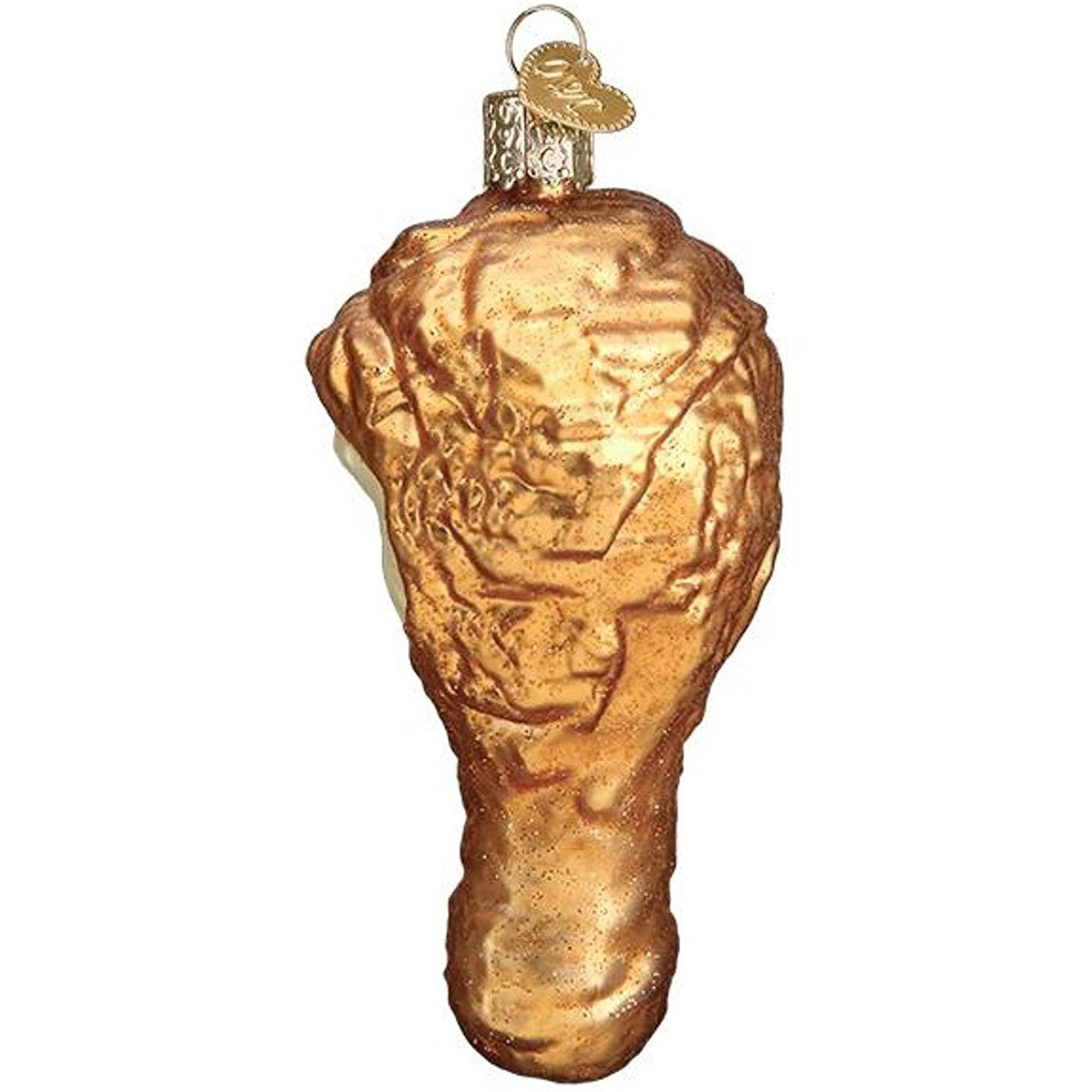 Old World Christmas Blown Glass Ornament for Christmas Tree, Fried Chicken