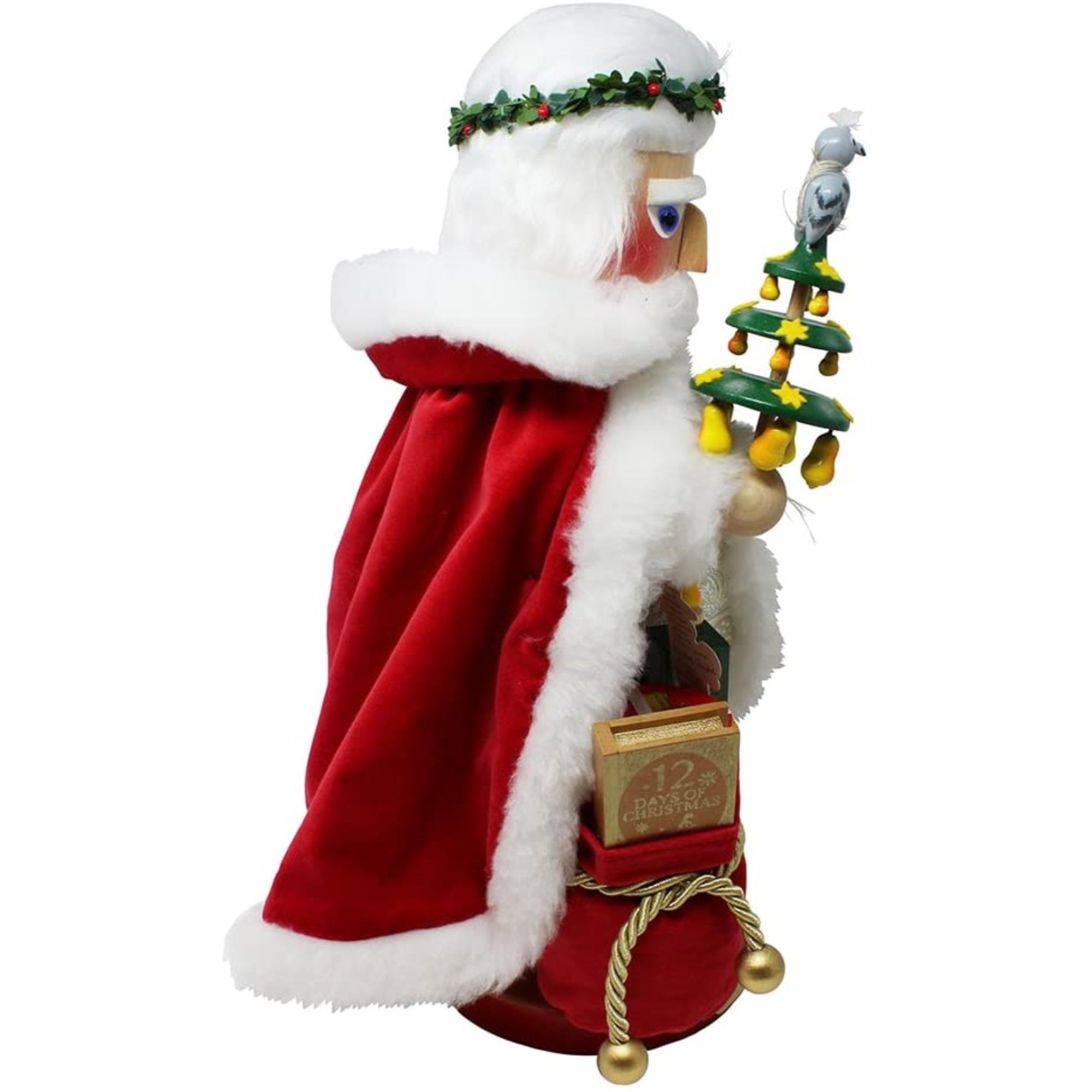 Kurt Adler 12 Days of Christmas Musical Nutcracker, 17"