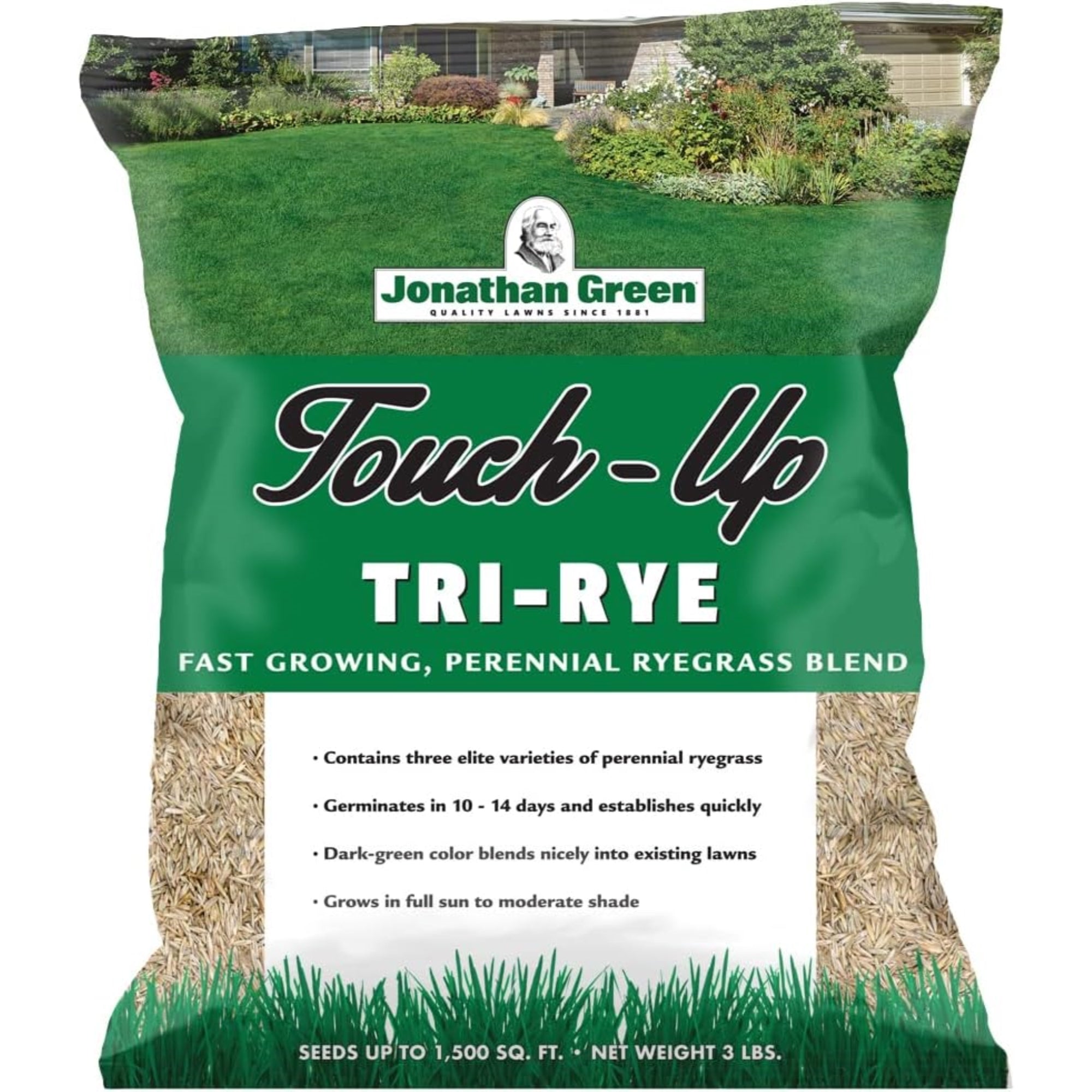 Jonathan Green Touch-Up TRI-RYE Perennial Ryegrass Blend