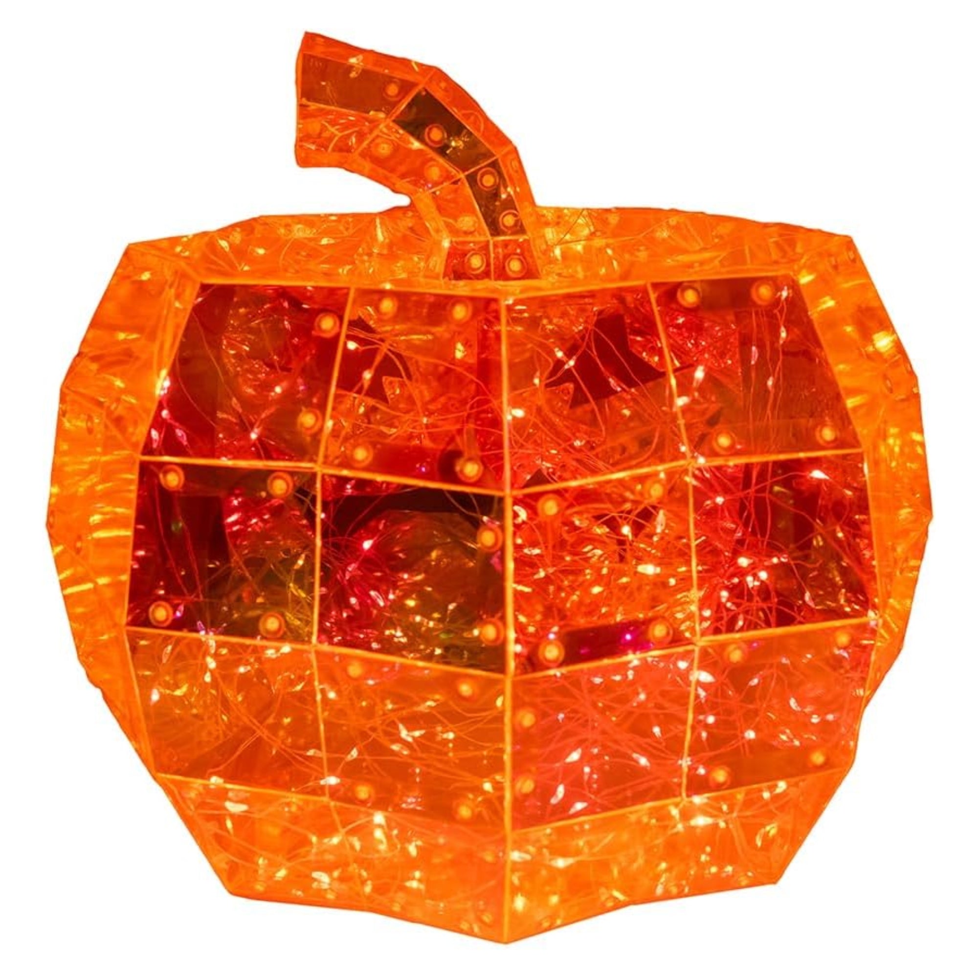Kurt Adler Pre-Lit Iridescent Jack-O-Lantern, 10in